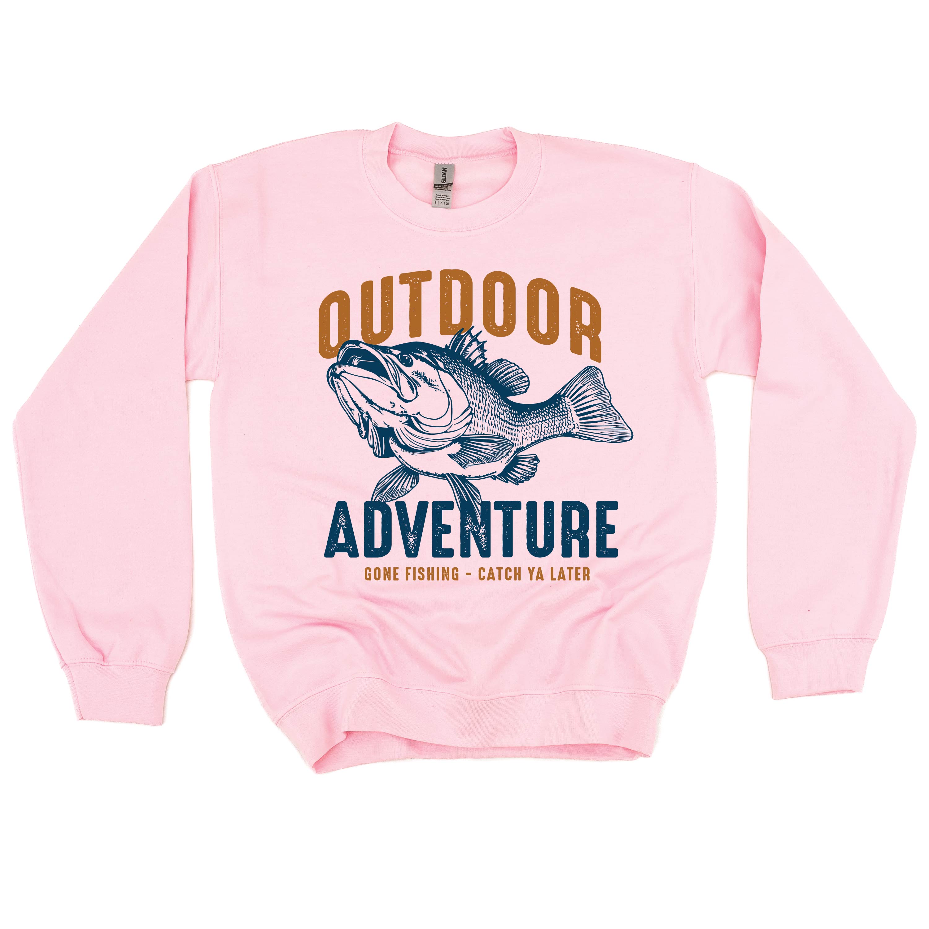 Outdoor Adventure - BASIC FLEECE CREWNECK Little Mama Shirt Shop LLC