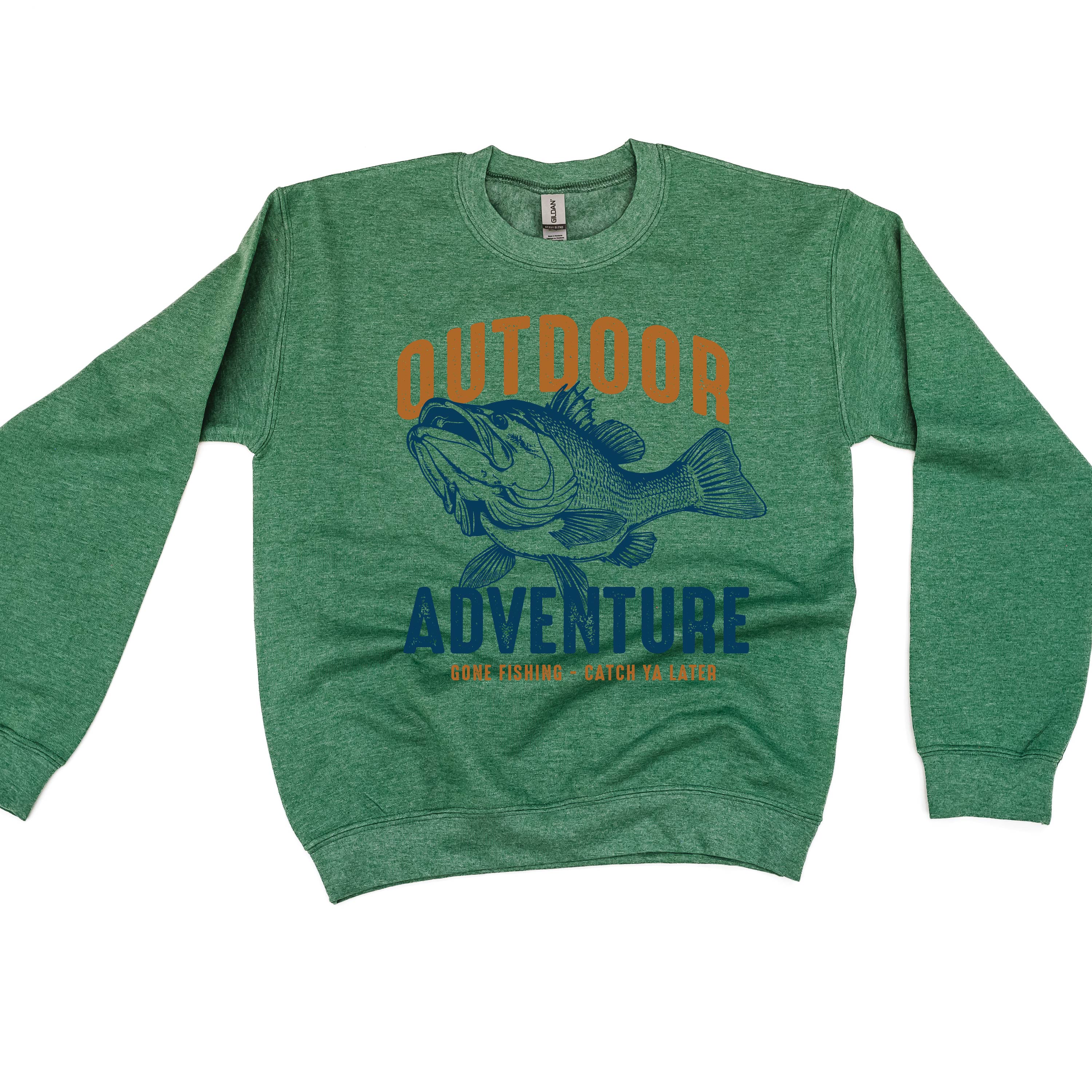 Outdoor Adventure - BASIC FLEECE CREWNECK Little Mama Shirt Shop LLC