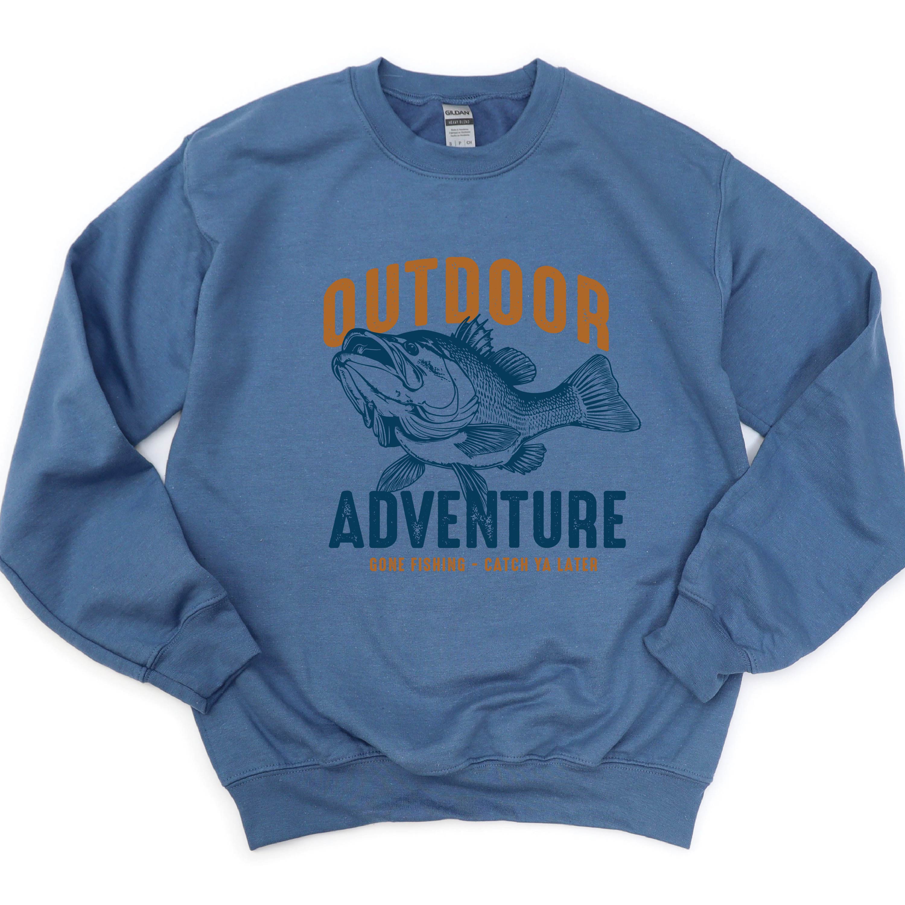 Outdoor Adventure - BASIC FLEECE CREWNECK Little Mama Shirt Shop LLC