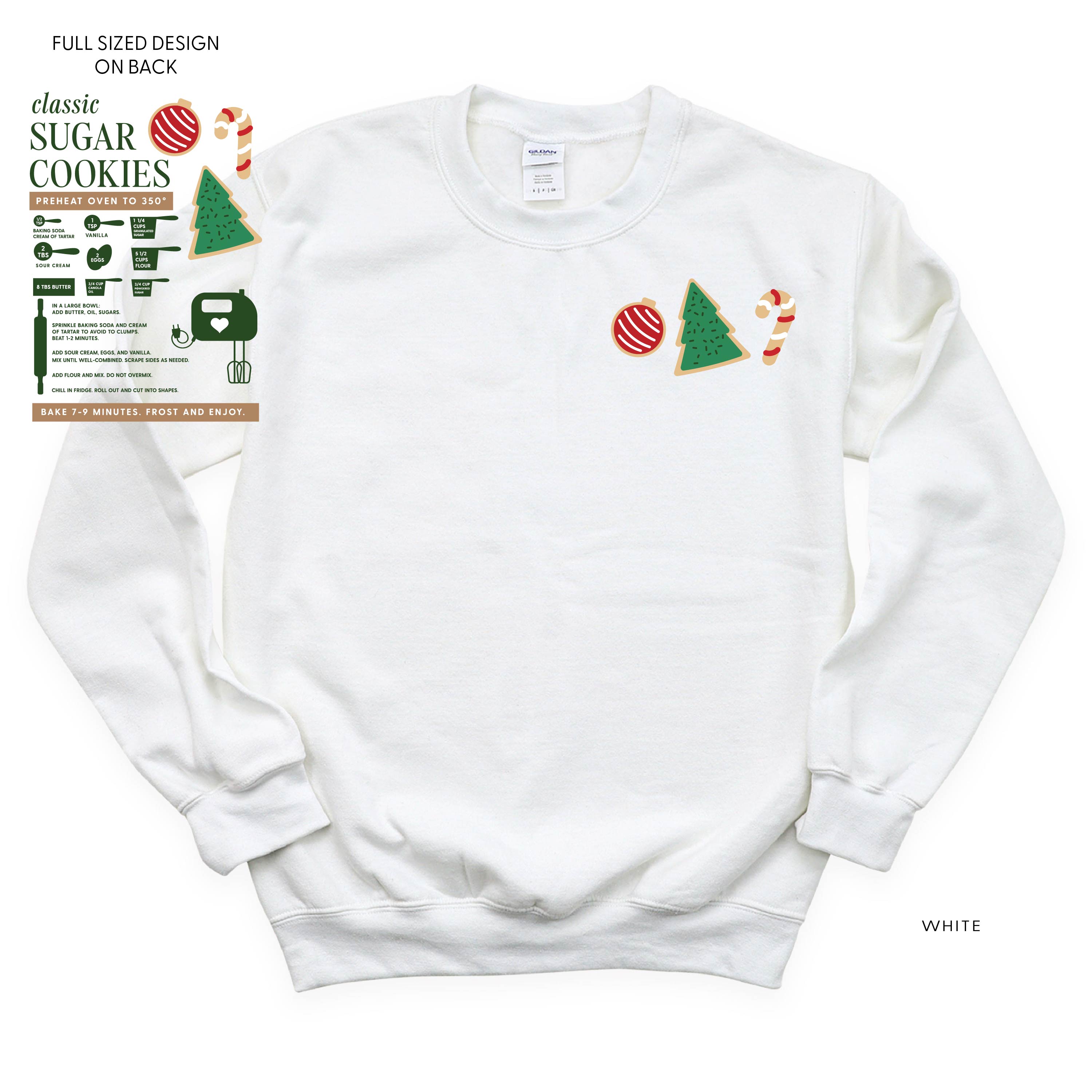 Sugar Cookie Recipe (pf&b) - BASIC Fleece Little Mama Shirt Shop LLC