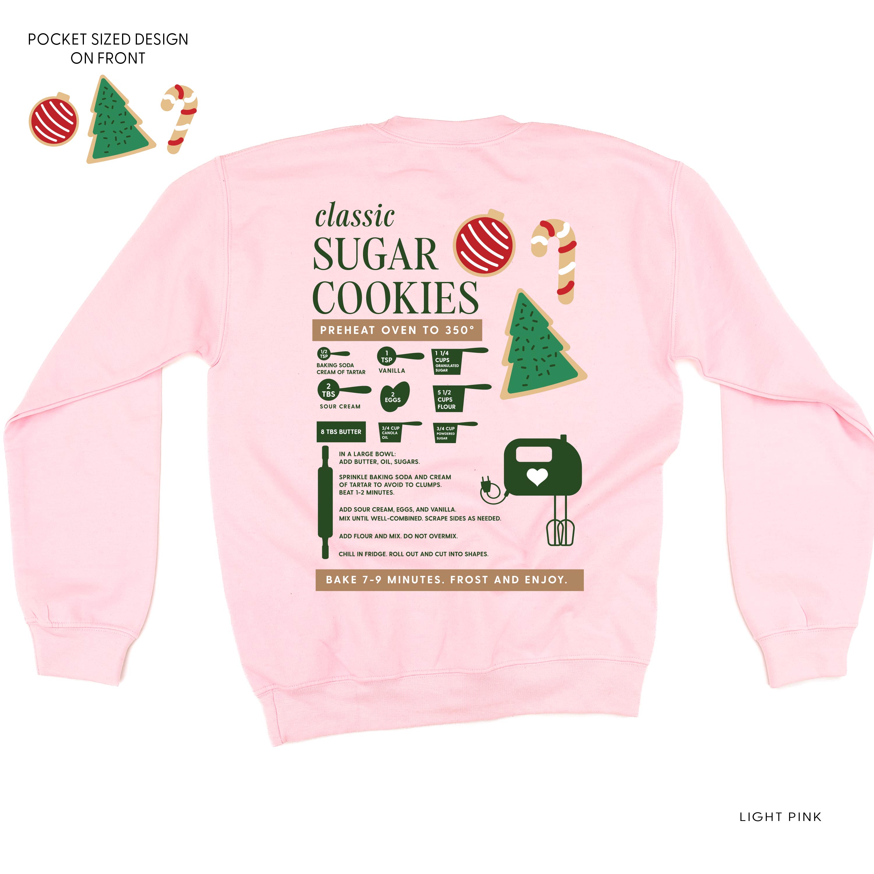 Sugar Cookie Recipe (pf&b) - BASIC Fleece Little Mama Shirt Shop LLC