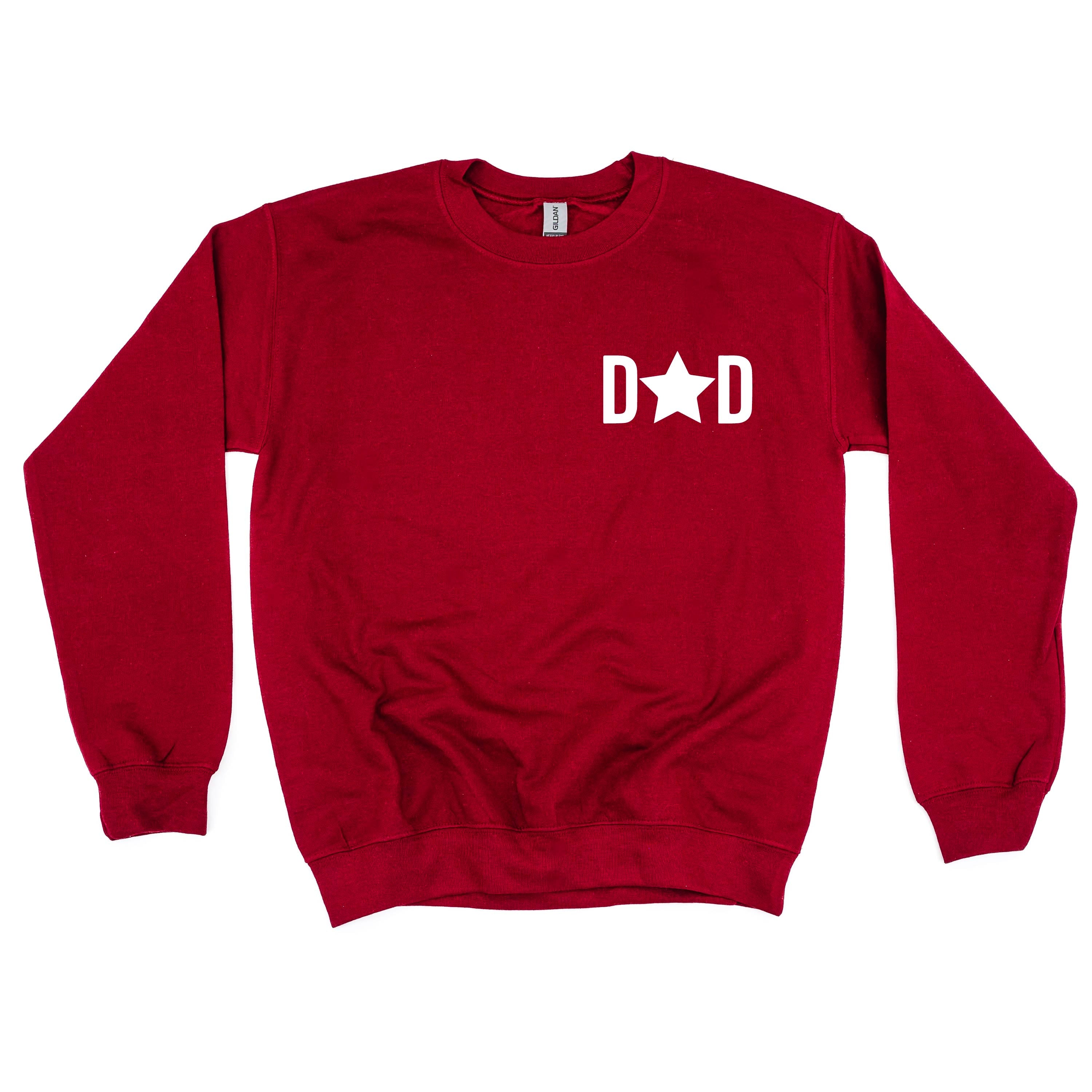 DAD - Star (pocket) - BASIC Fleece Little Mama Shirt Shop LLC