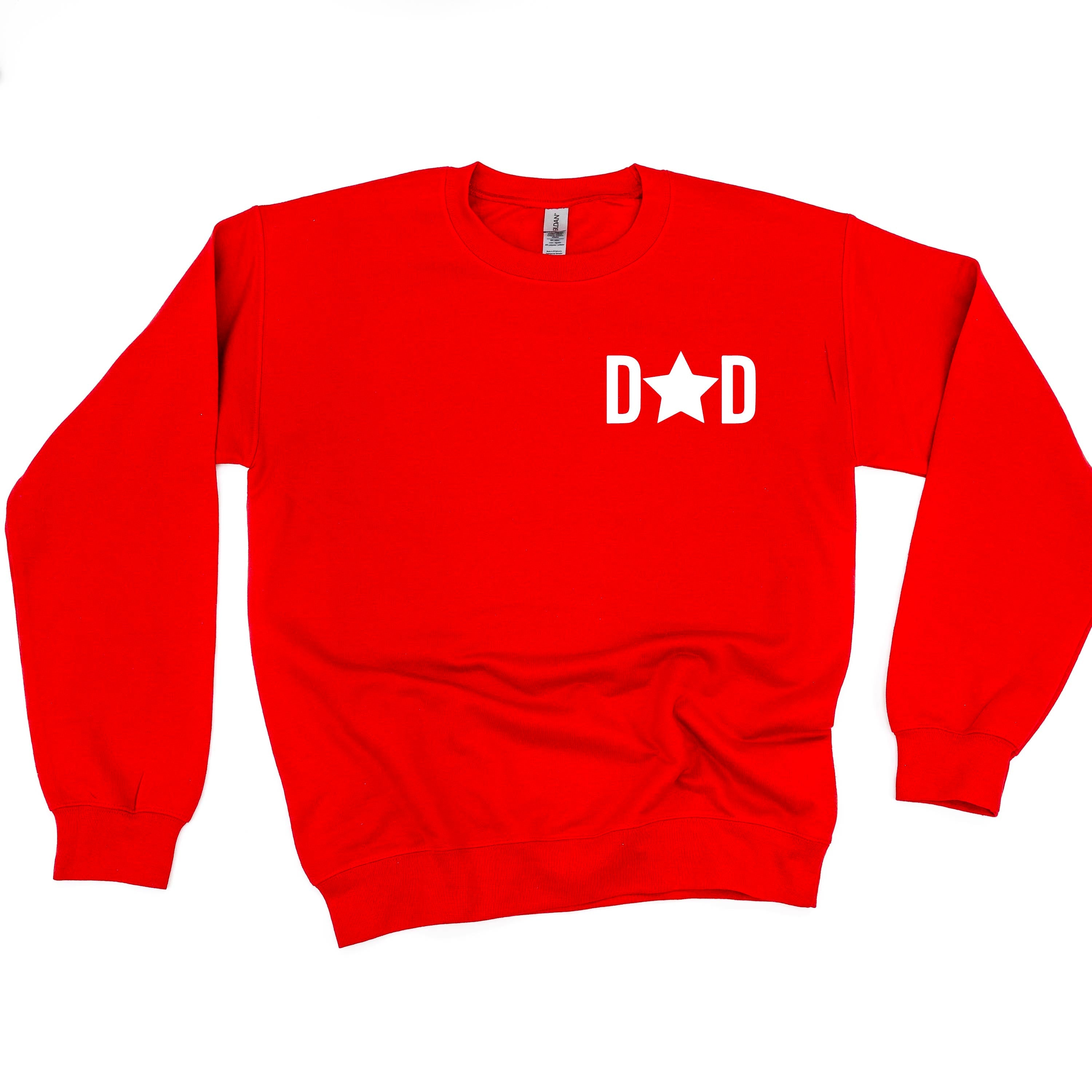DAD - Star (pocket) - BASIC Fleece Little Mama Shirt Shop LLC