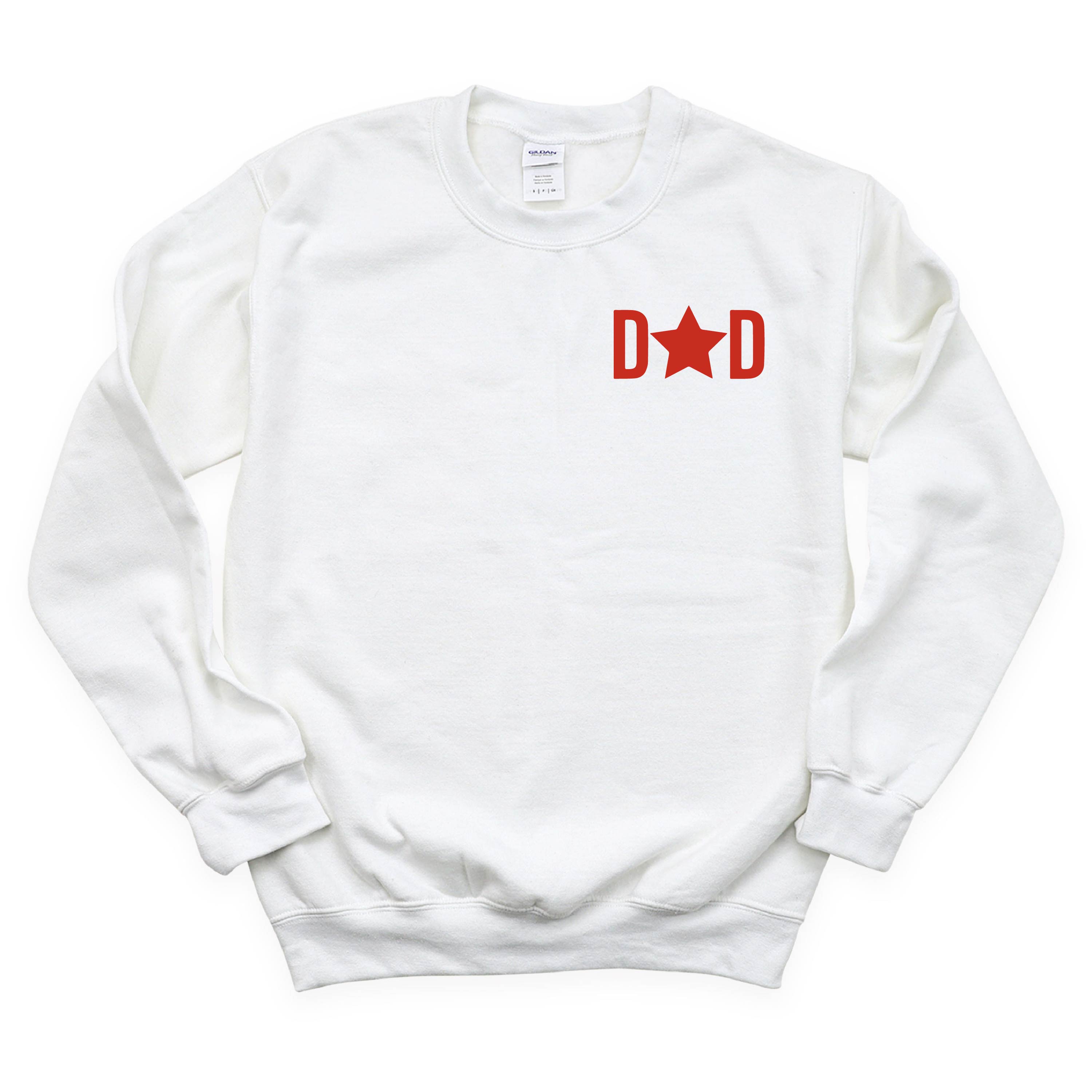DAD - Star (pocket) - BASIC Fleece Little Mama Shirt Shop LLC