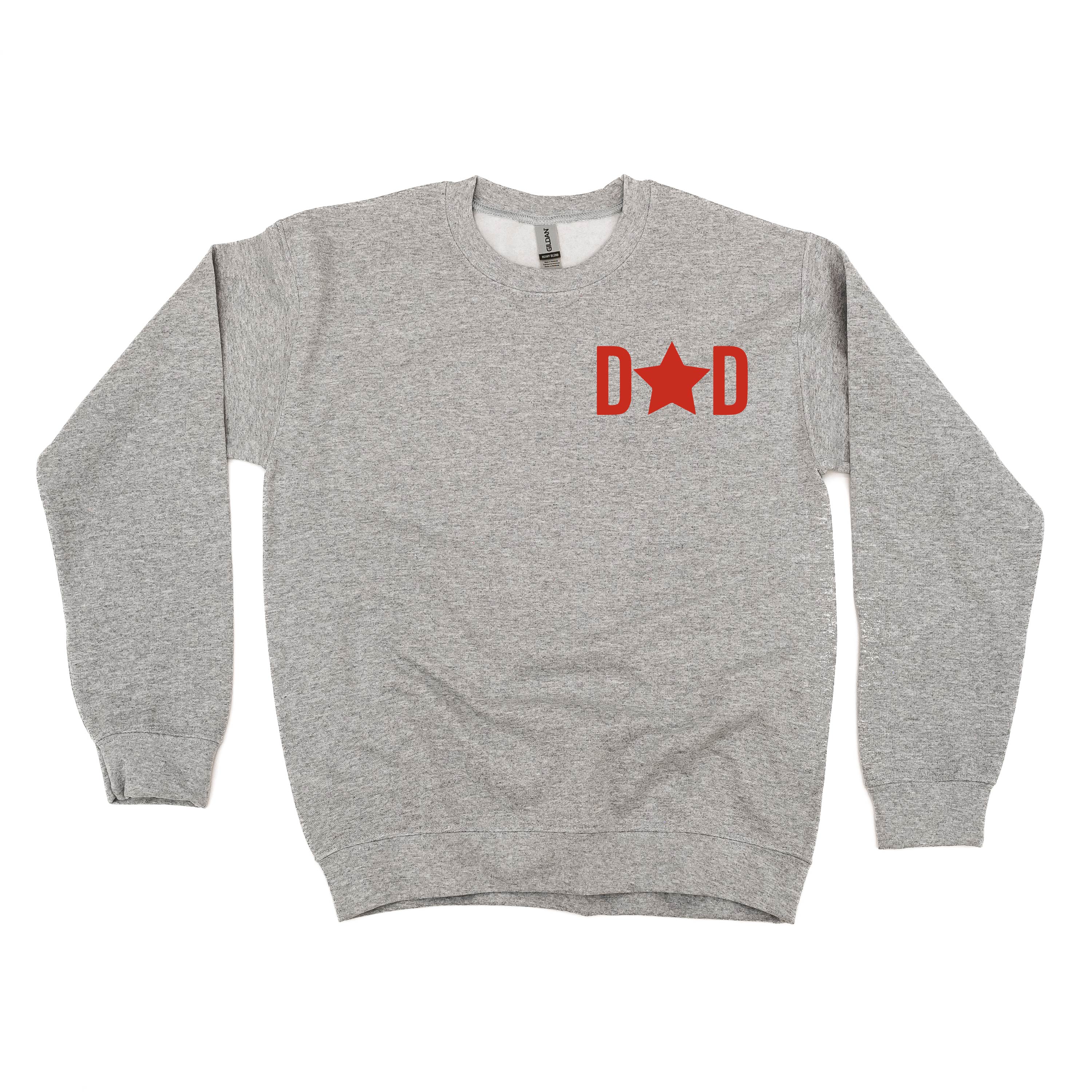 DAD - Star (pocket) - BASIC Fleece Little Mama Shirt Shop LLC