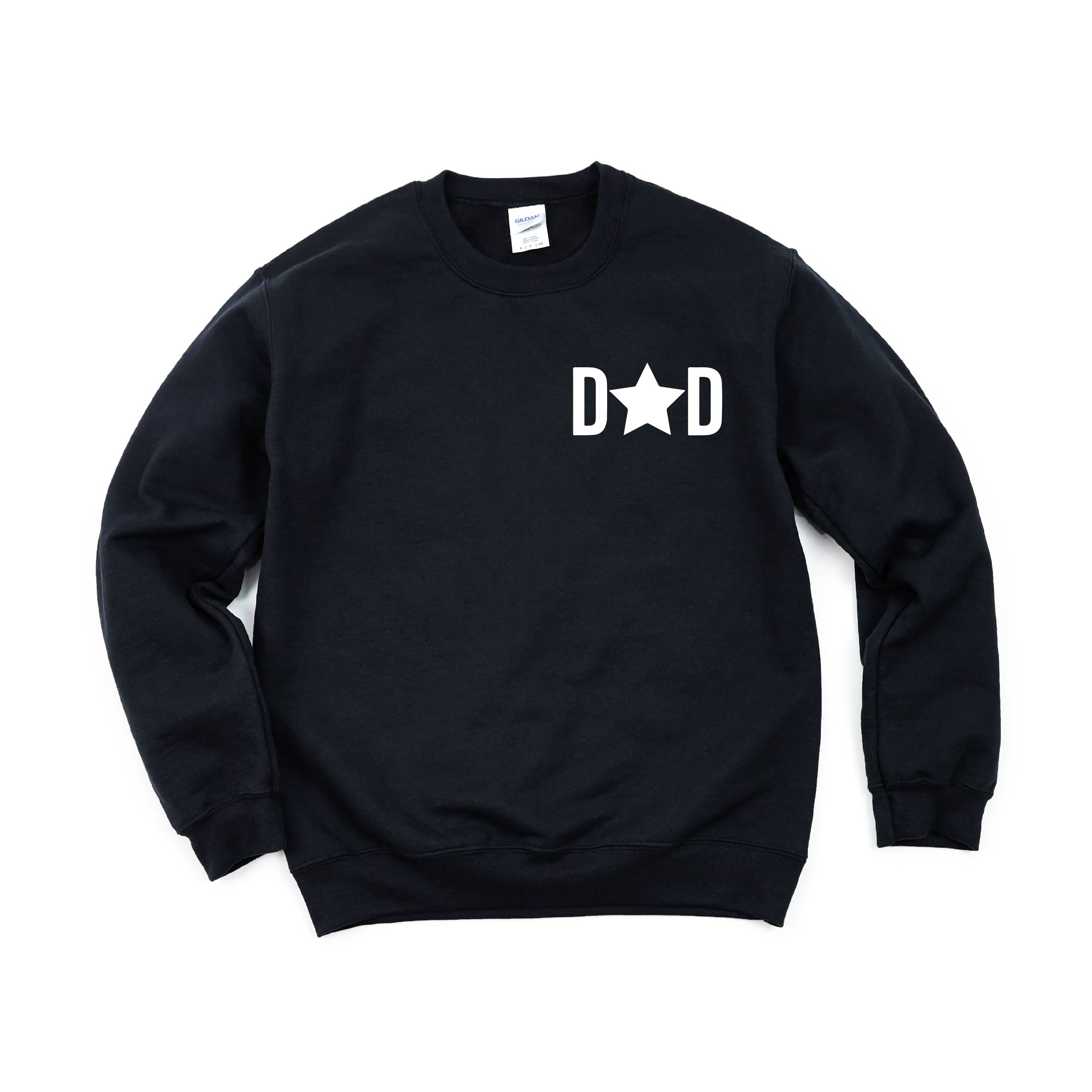 DAD - Star (pocket) - BASIC Fleece Little Mama Shirt Shop LLC