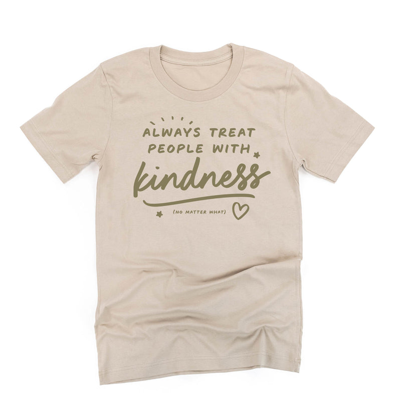 Always Treat People With Kindness - TONE ON TONE - Unisex Tee
