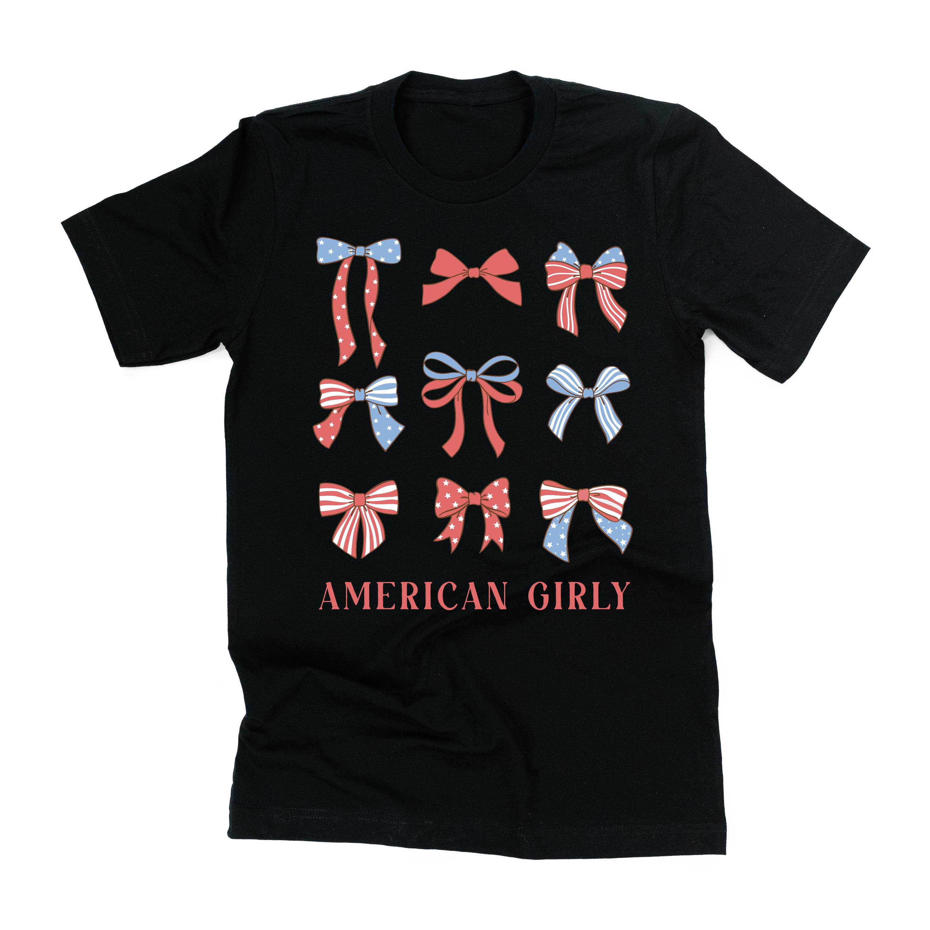 American Girly - Bows - Unisex Tee Little Mama Shirt Shop