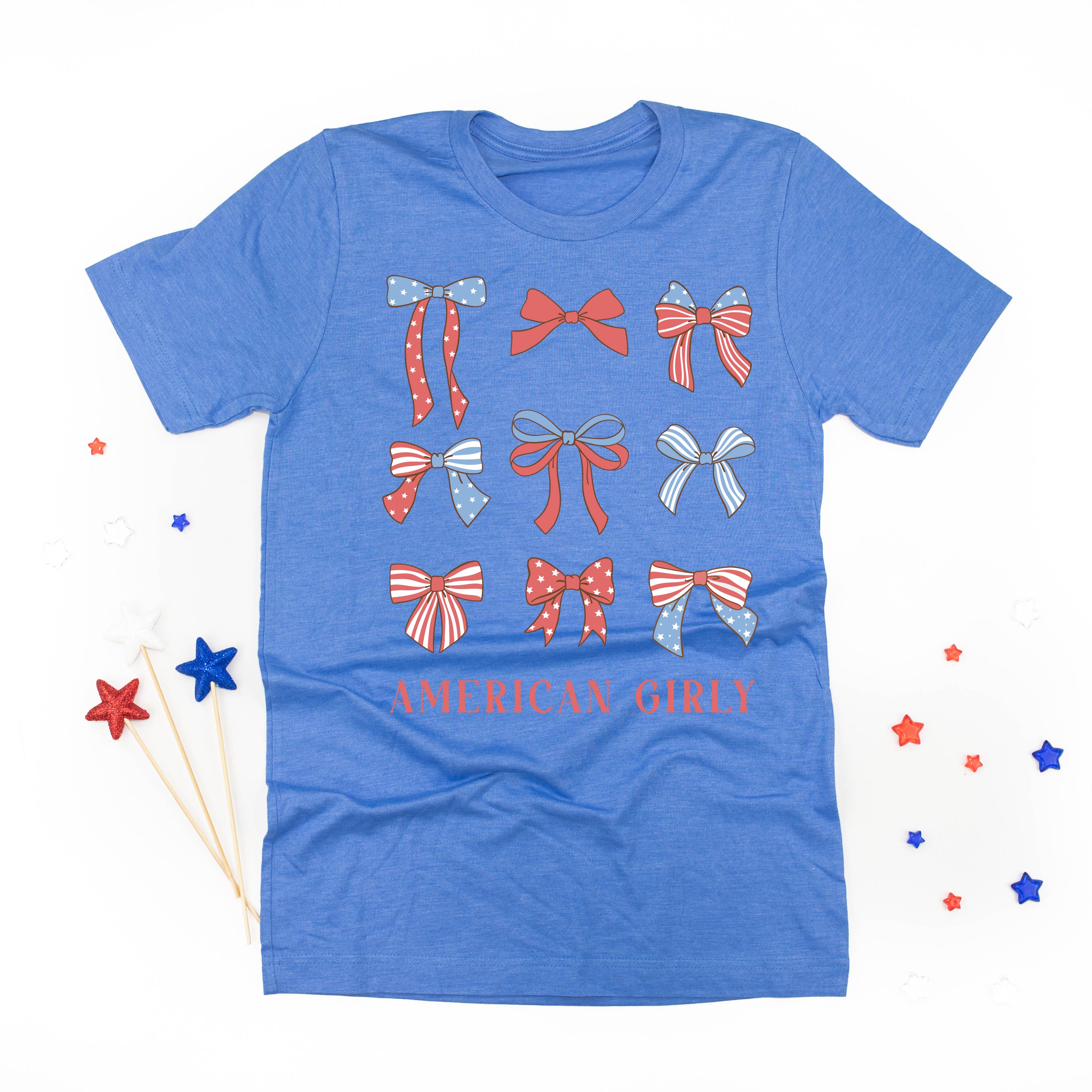 American Girly - Bows - Unisex Tee Little Mama Shirt Shop