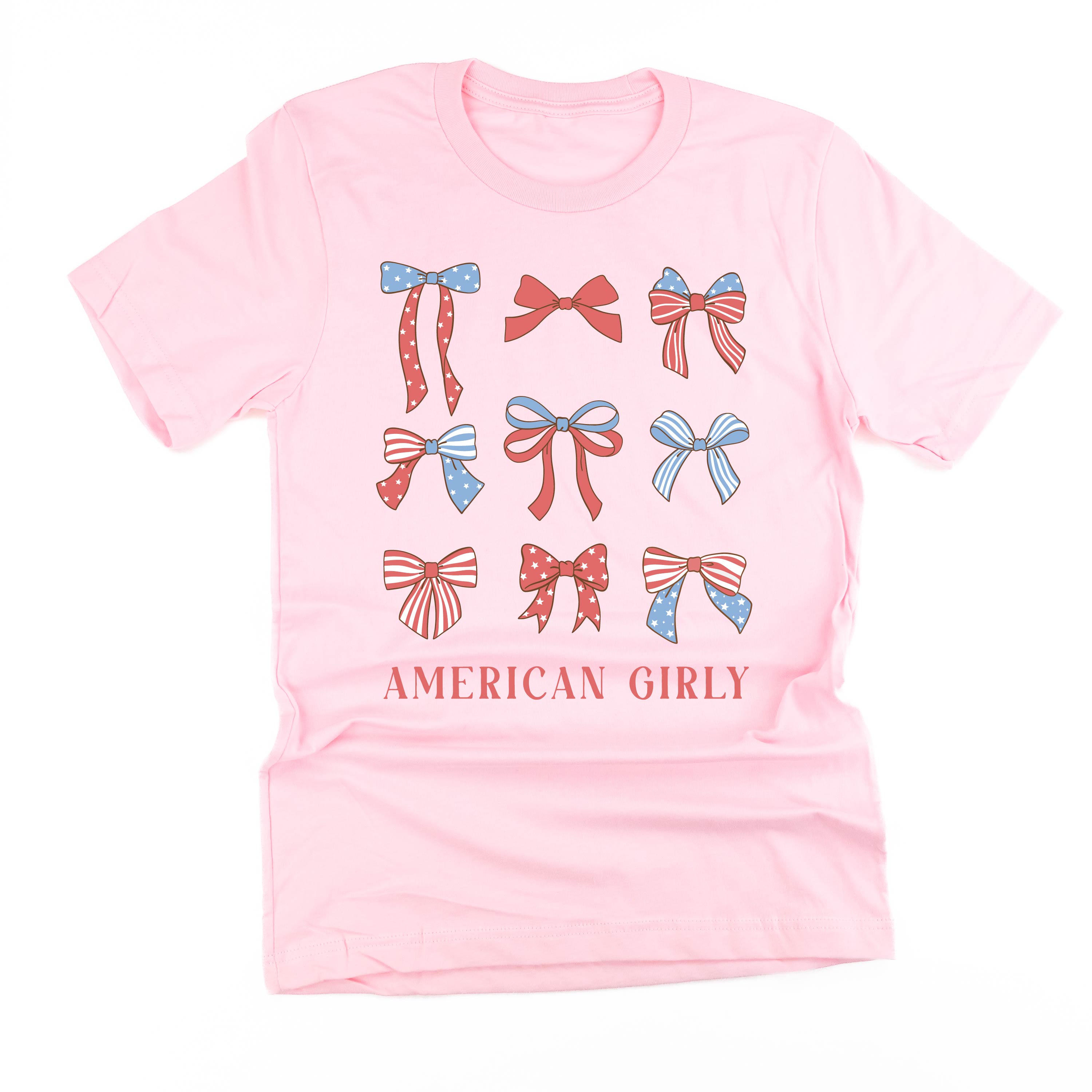 American Girly - Bows - Unisex Tee Little Mama Shirt Shop