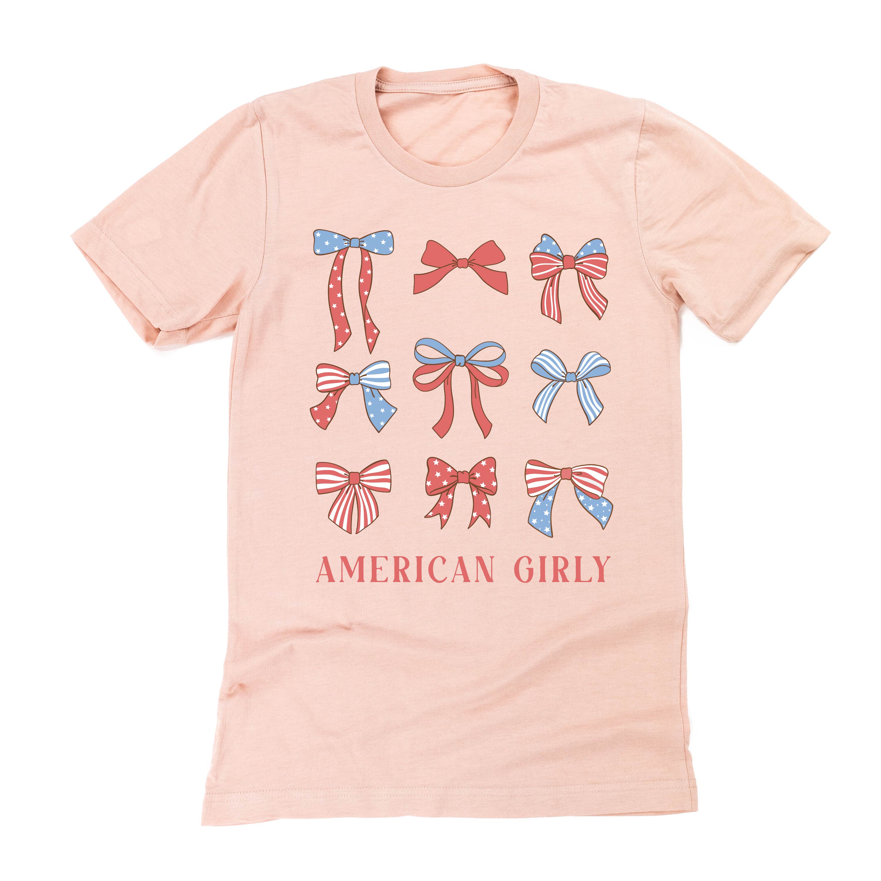 American Girly - Bows - Unisex Tee Little Mama Shirt Shop