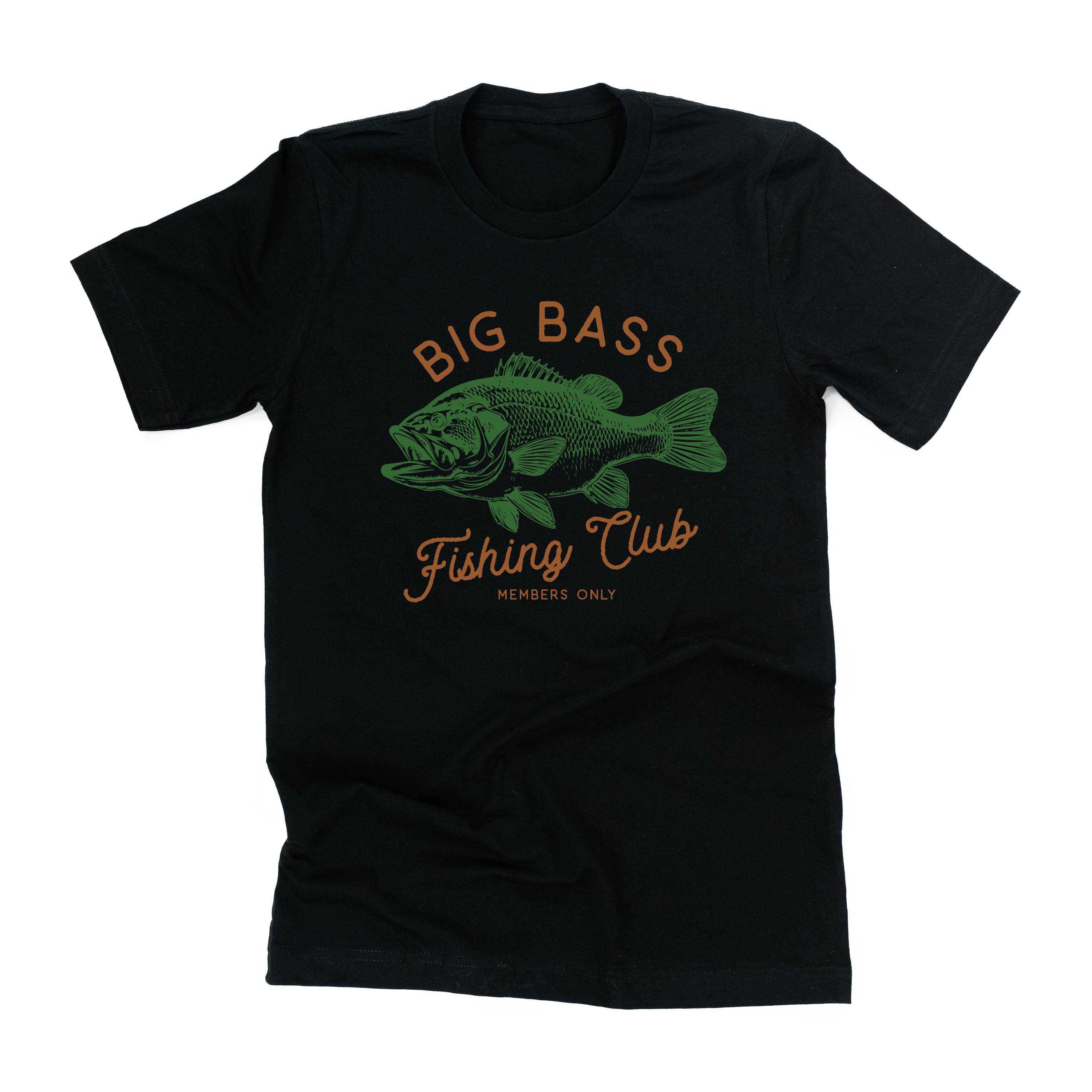 Big Bass Fishing Club - Unisex Tee Little Mama Shirt Shop