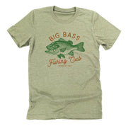 Big Bass Fishing Club - Unisex Tee Little Mama Shirt Shop