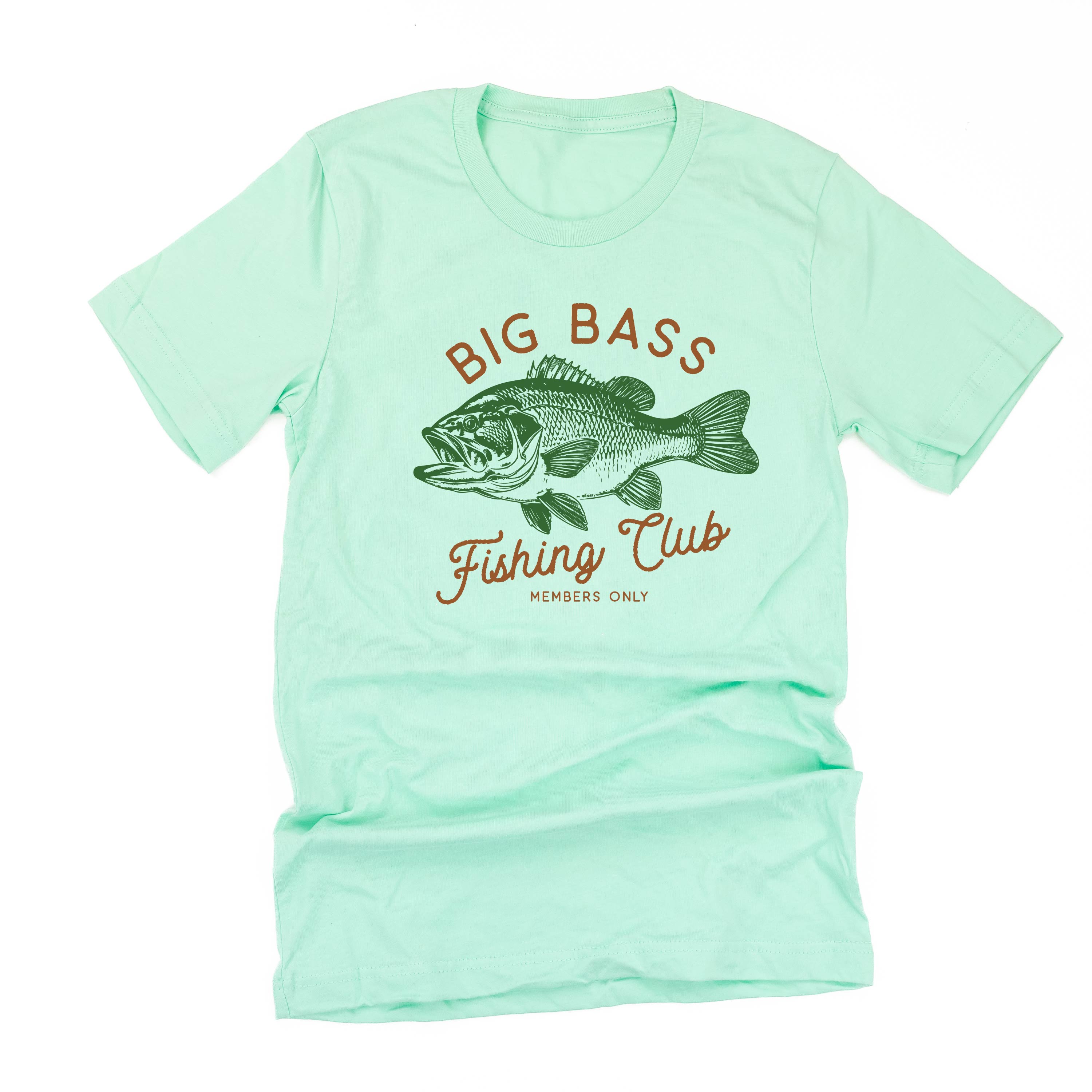 Big Bass Fishing Club - Unisex Tee Little Mama Shirt Shop