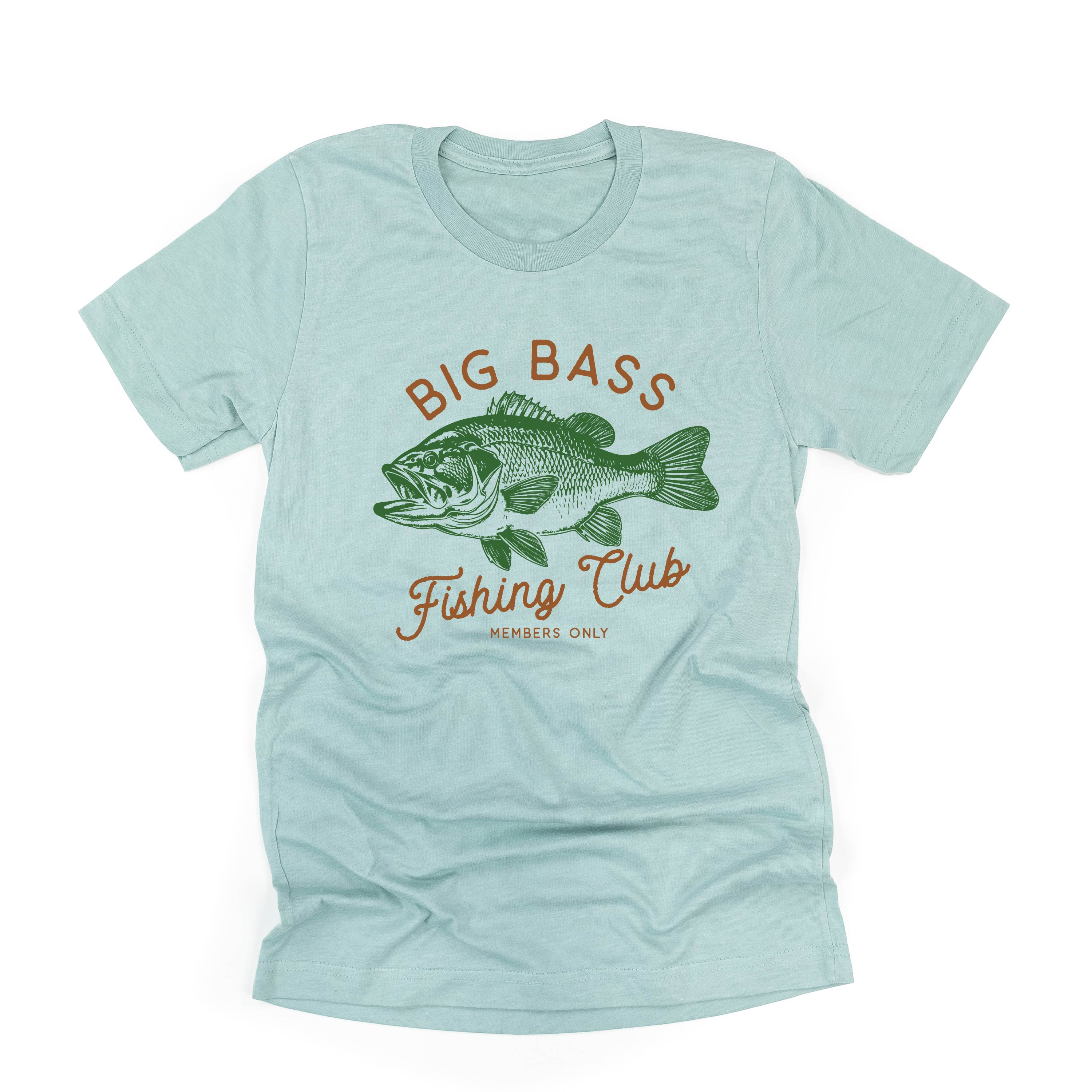 Big Bass Fishing Club - Unisex Tee Little Mama Shirt Shop