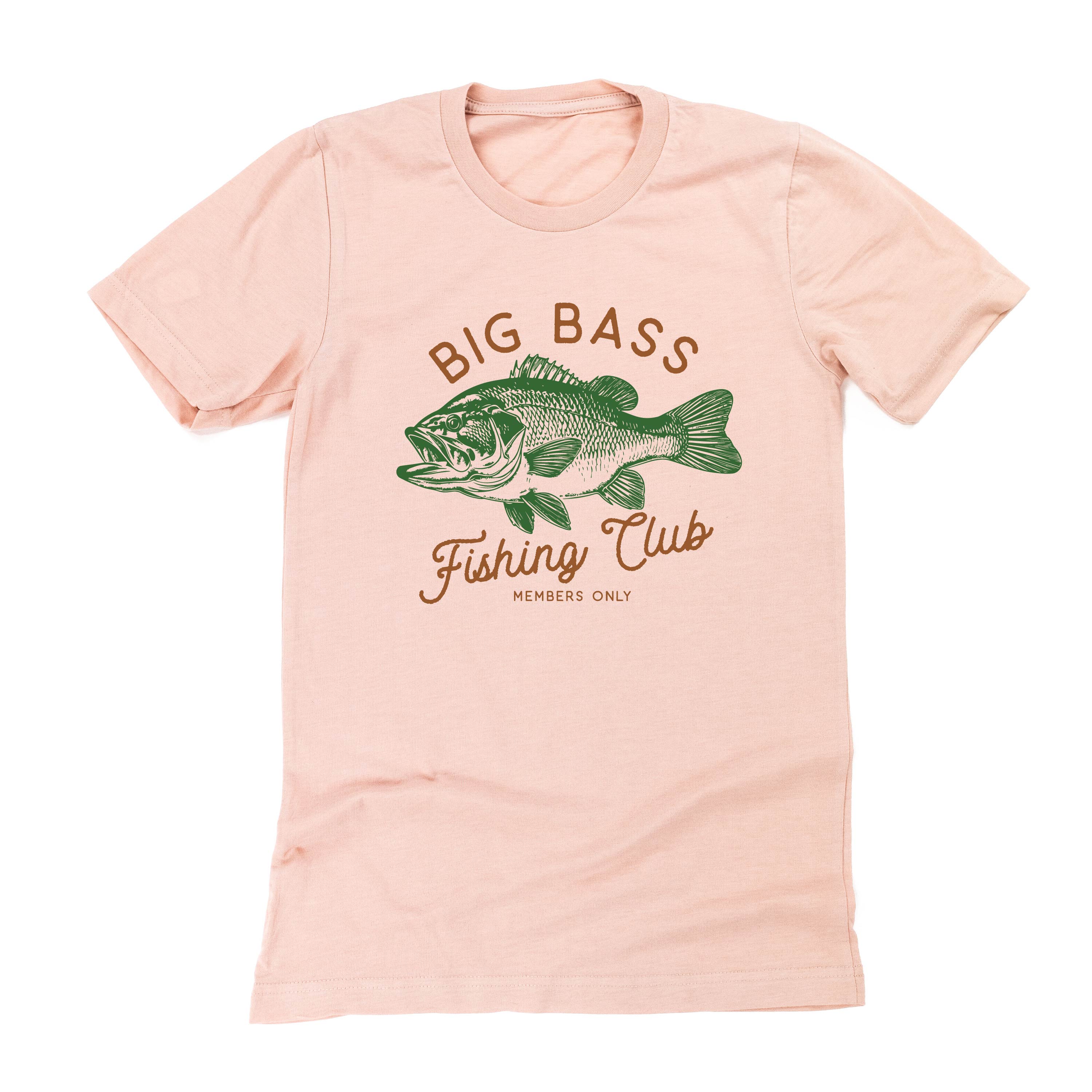 Big Bass Fishing Club - Unisex Tee Little Mama Shirt Shop