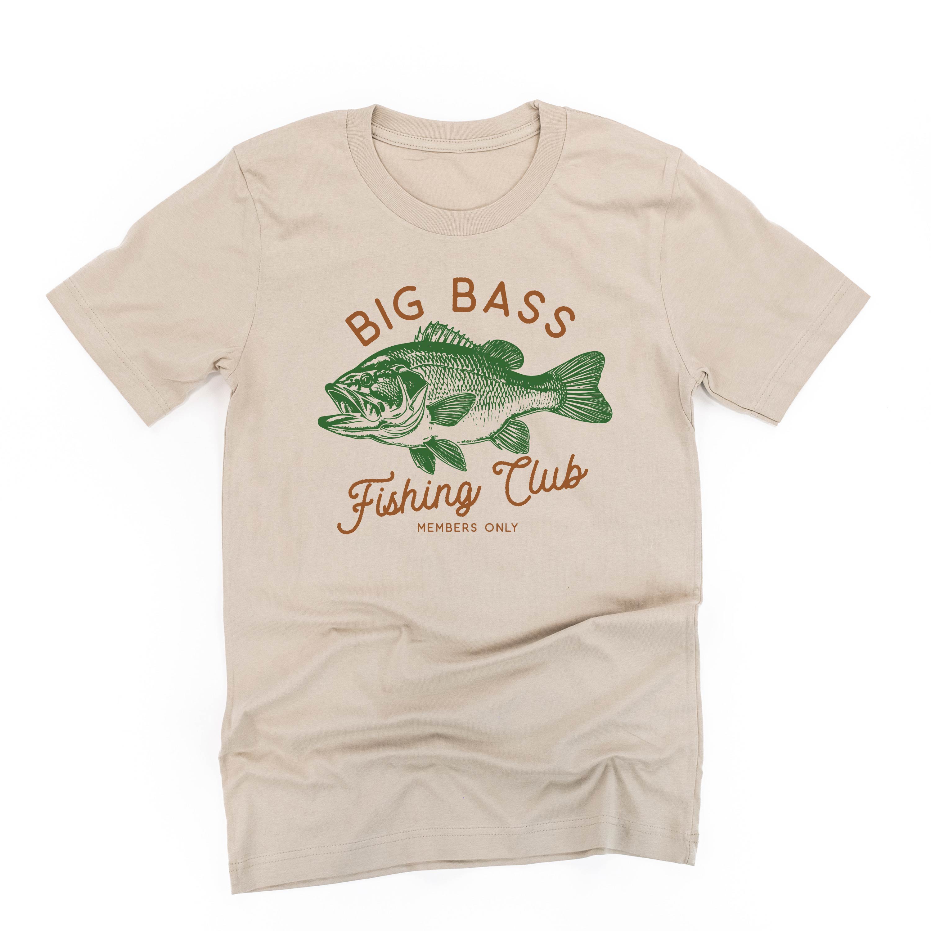Big Bass Fishing Club - Unisex Tee Little Mama Shirt Shop