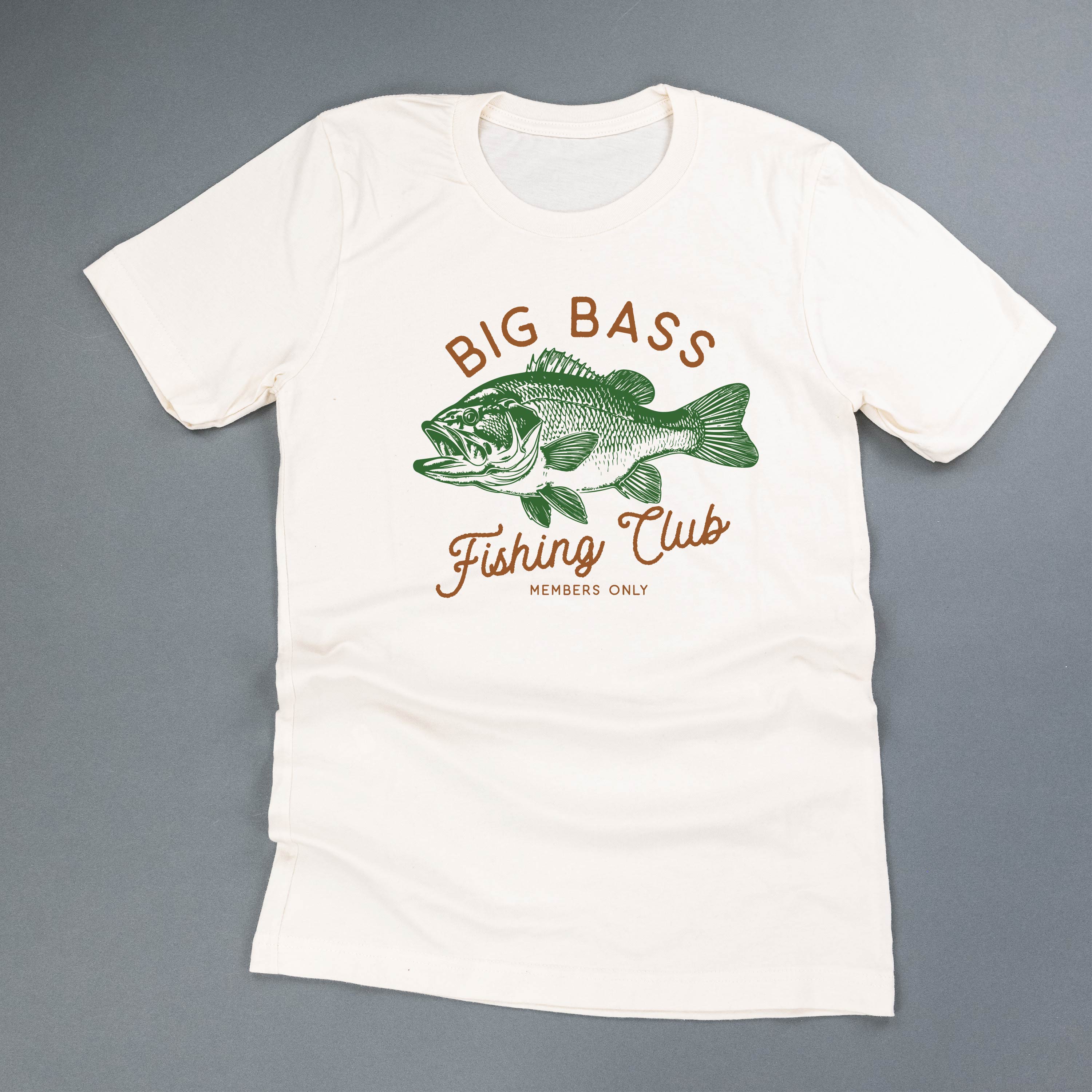 Big Bass Fishing Club - Unisex Tee Little Mama Shirt Shop