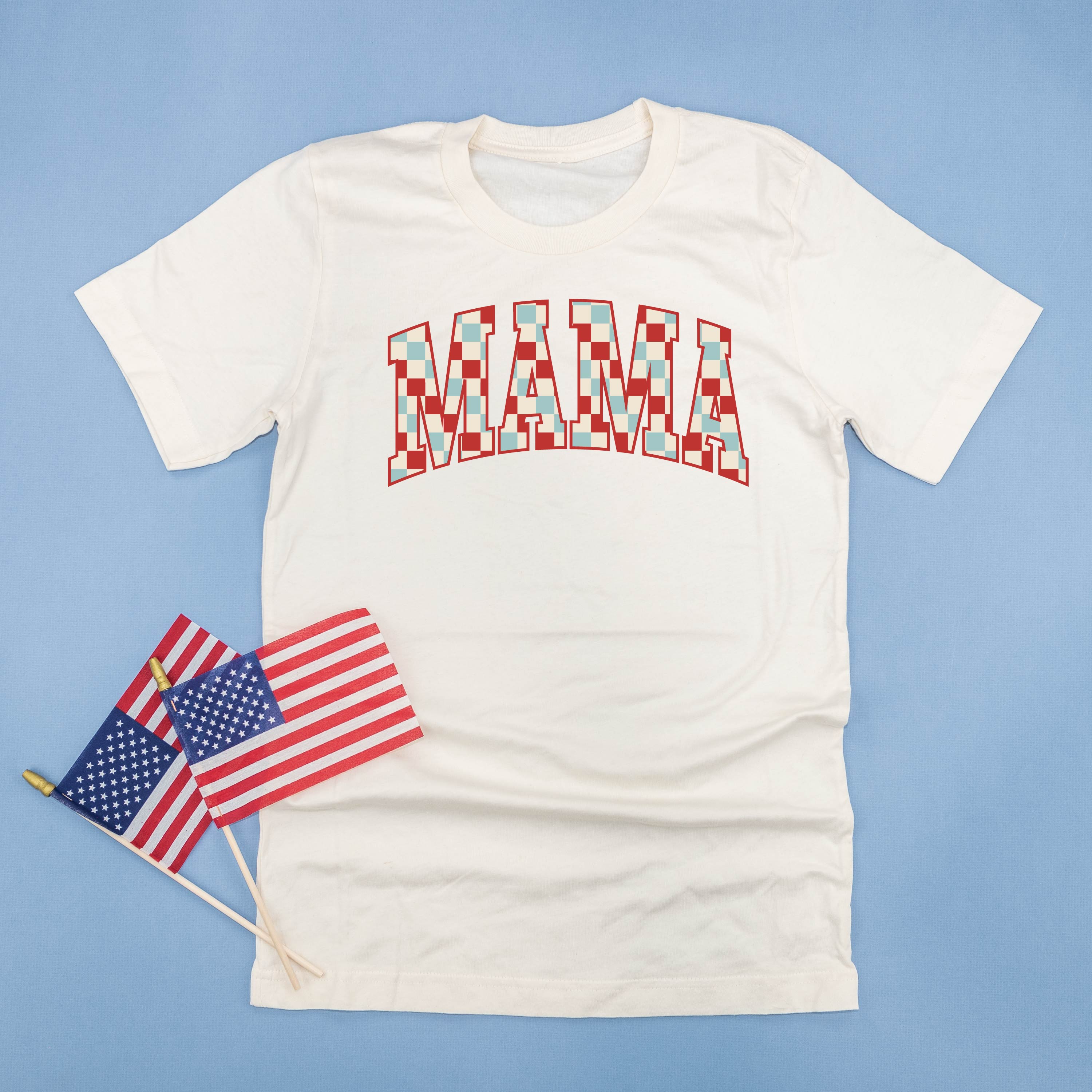 Checkered Mama - Unisex Tee Little Mama Shirt Shop