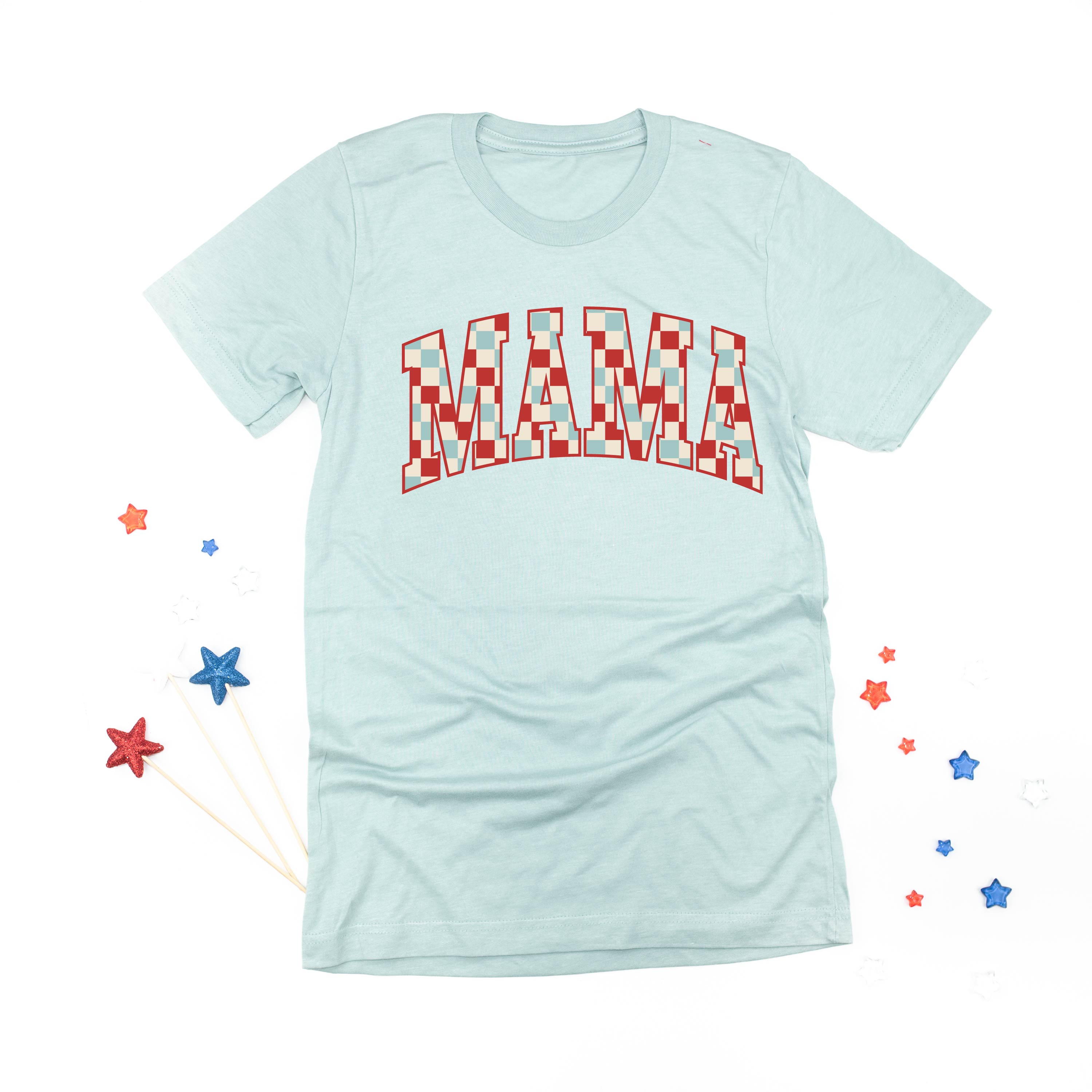 Checkered Mama - Unisex Tee Little Mama Shirt Shop