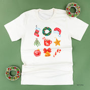 Classic Watercolor Christmas - Unisex Tee Little Mama Shirt Shop