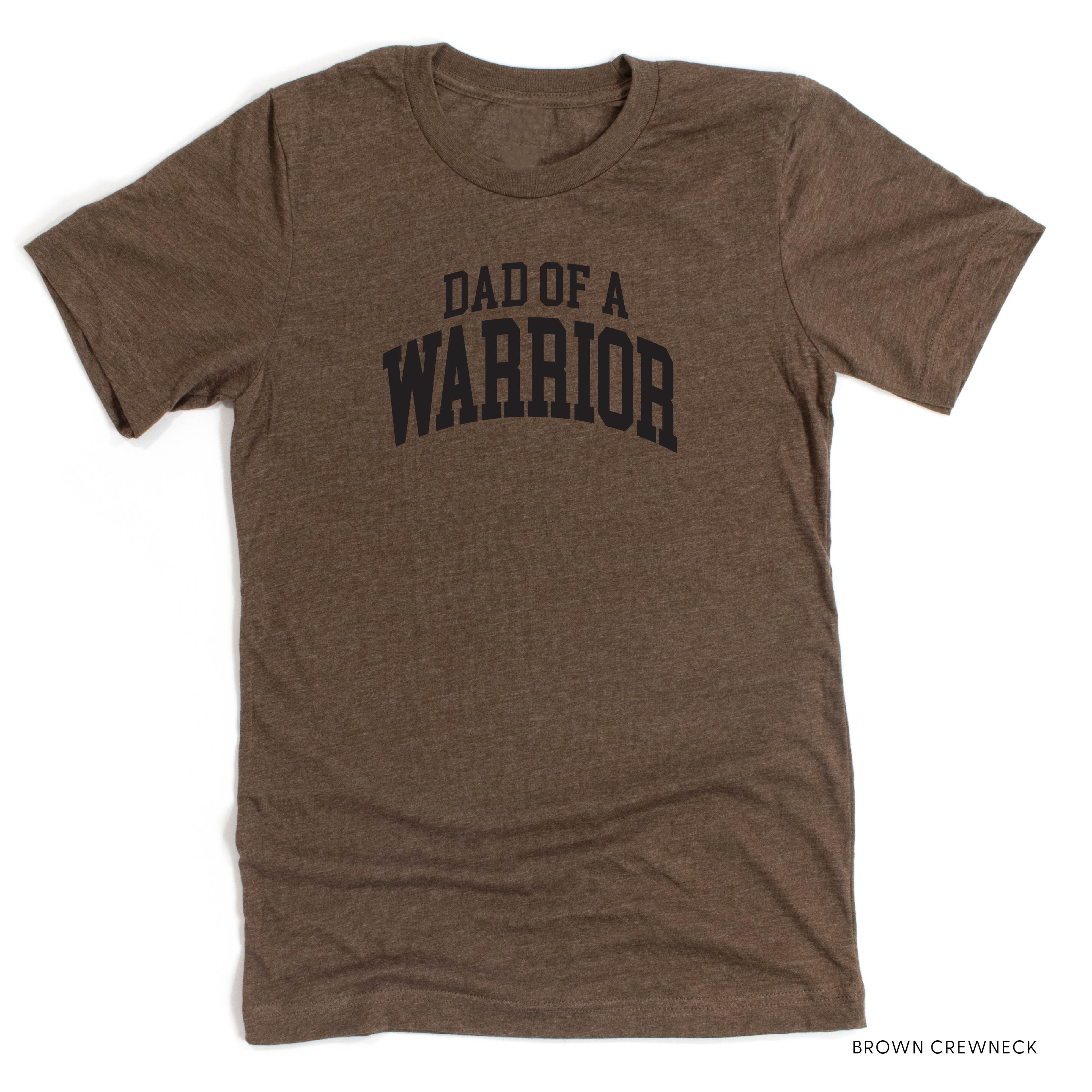 Dad of a Warrior - Varsity - Unisex Tee Little Mama Shirt Shop