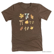 Dainty Bows and Leaves - Unisex Tee Little Mama Shirt Shop
