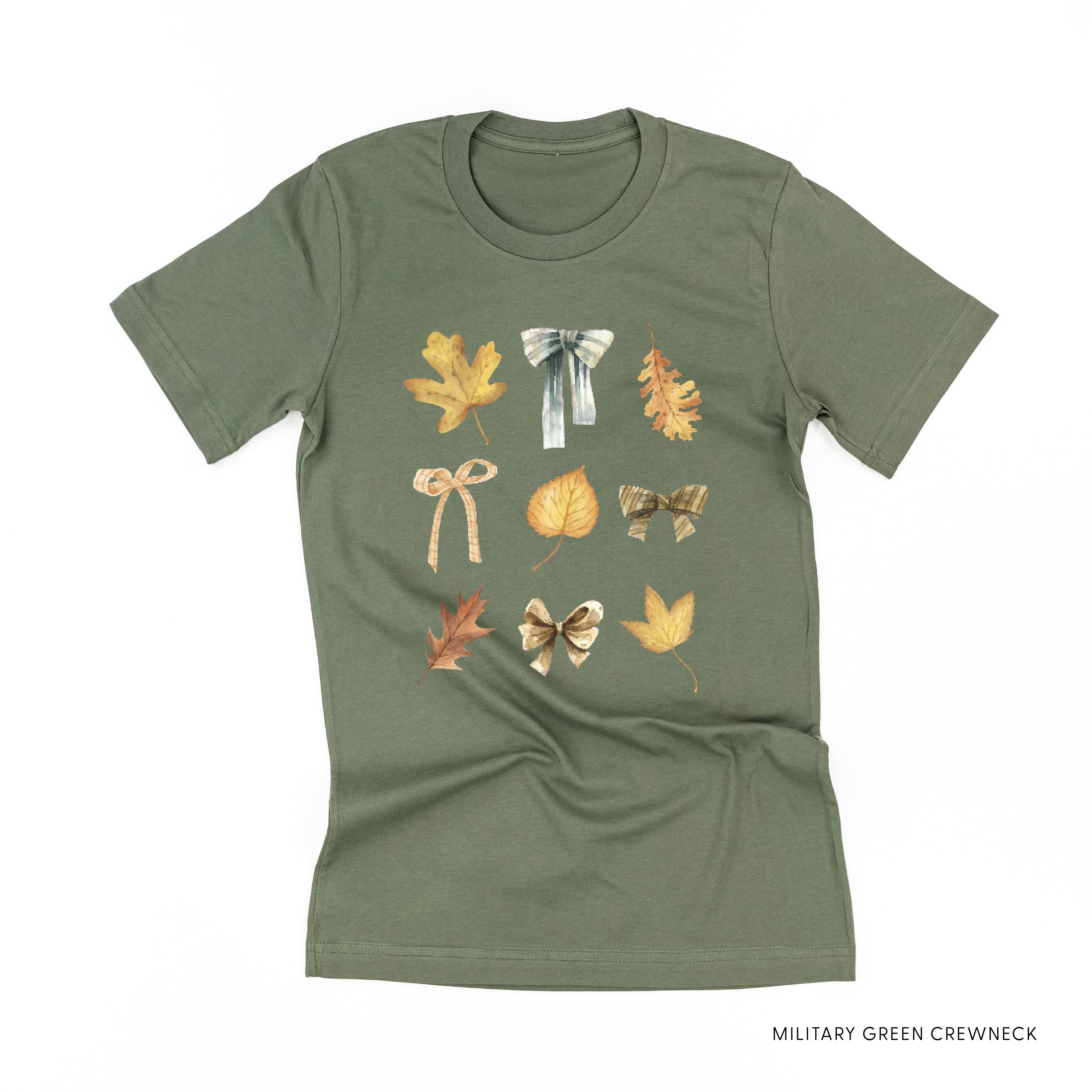 Dainty Bows and Leaves - Unisex Tee Little Mama Shirt Shop