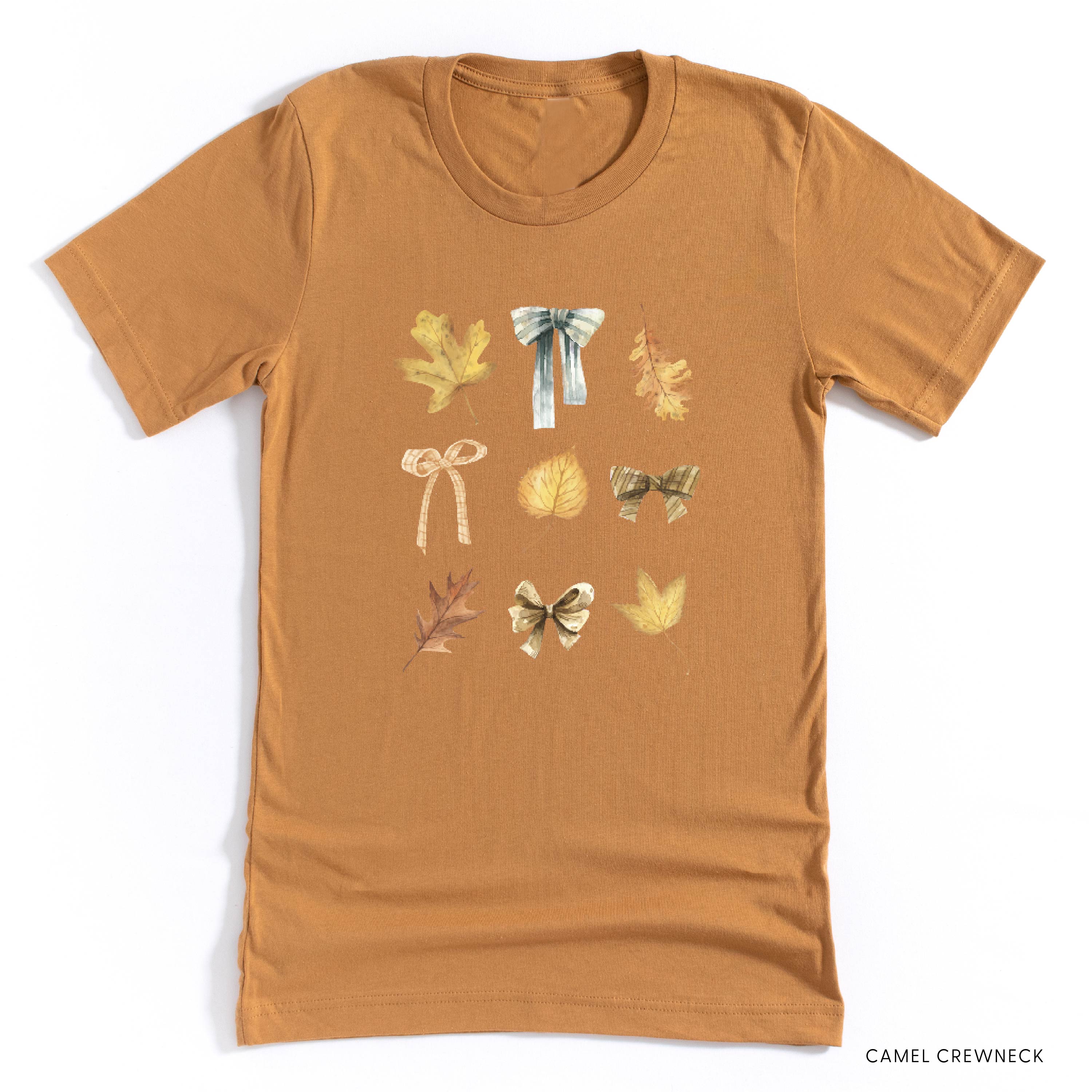 Dainty Bows and Leaves - Unisex Tee Little Mama Shirt Shop
