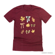 Dainty Bows and Leaves - Unisex Tee Little Mama Shirt Shop