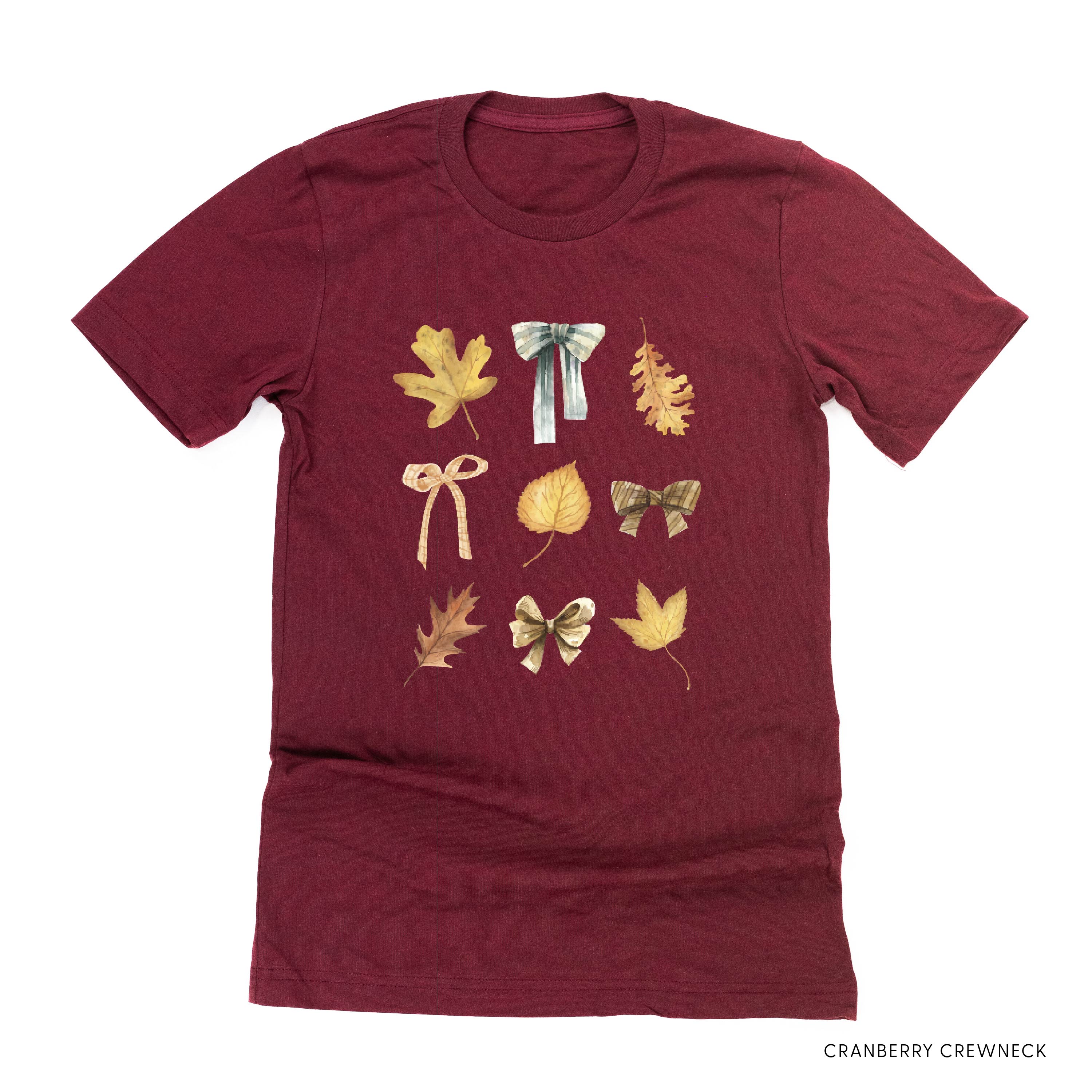 Dainty Bows and Leaves - Unisex Tee Little Mama Shirt Shop