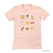 Dainty Bows and Leaves - Unisex Tee Little Mama Shirt Shop
