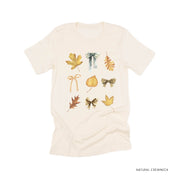 Dainty Bows and Leaves - Unisex Tee Little Mama Shirt Shop