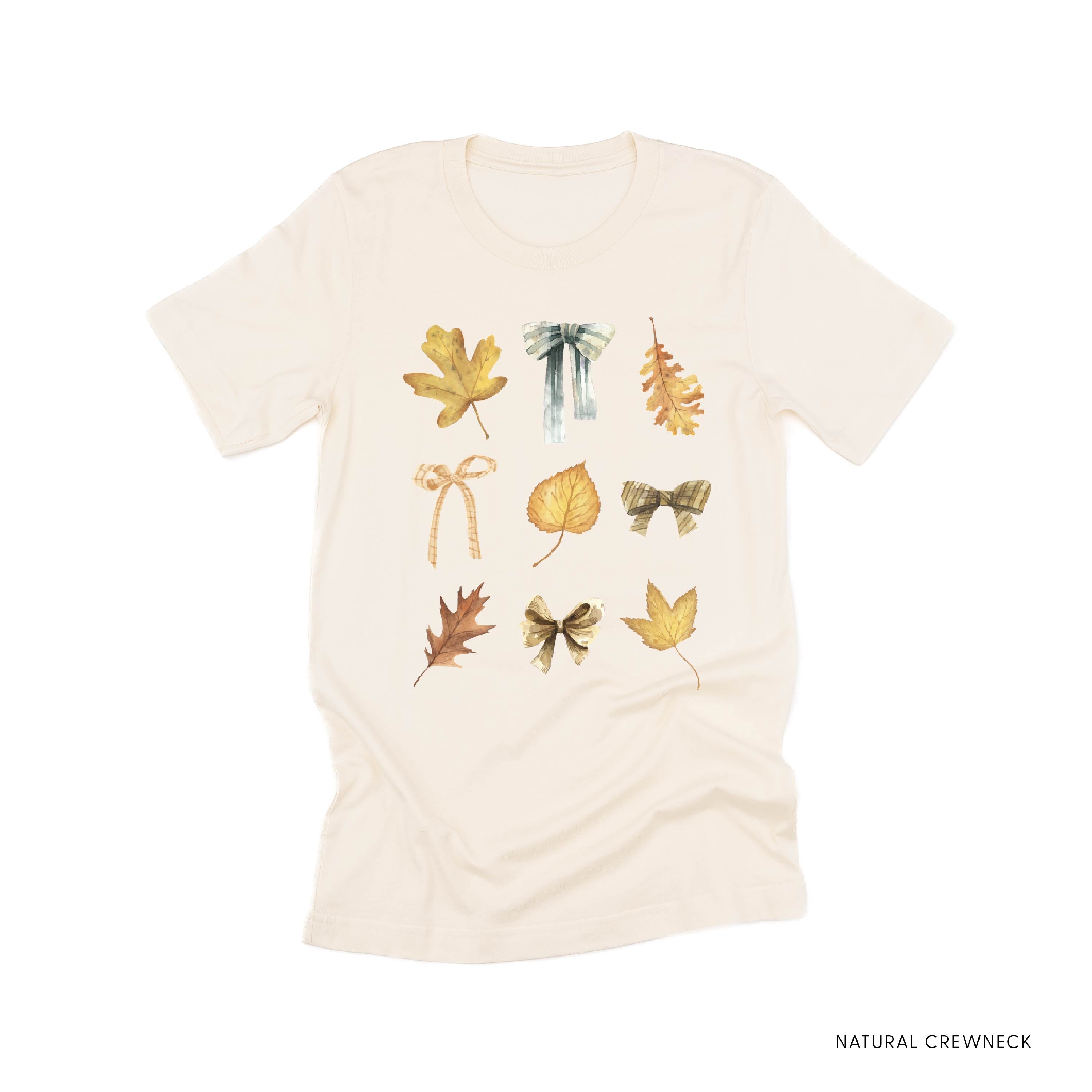 Dainty Bows and Leaves - Unisex Tee Little Mama Shirt Shop