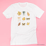 Dainty Bows and Leaves - Unisex Tee Little Mama Shirt Shop
