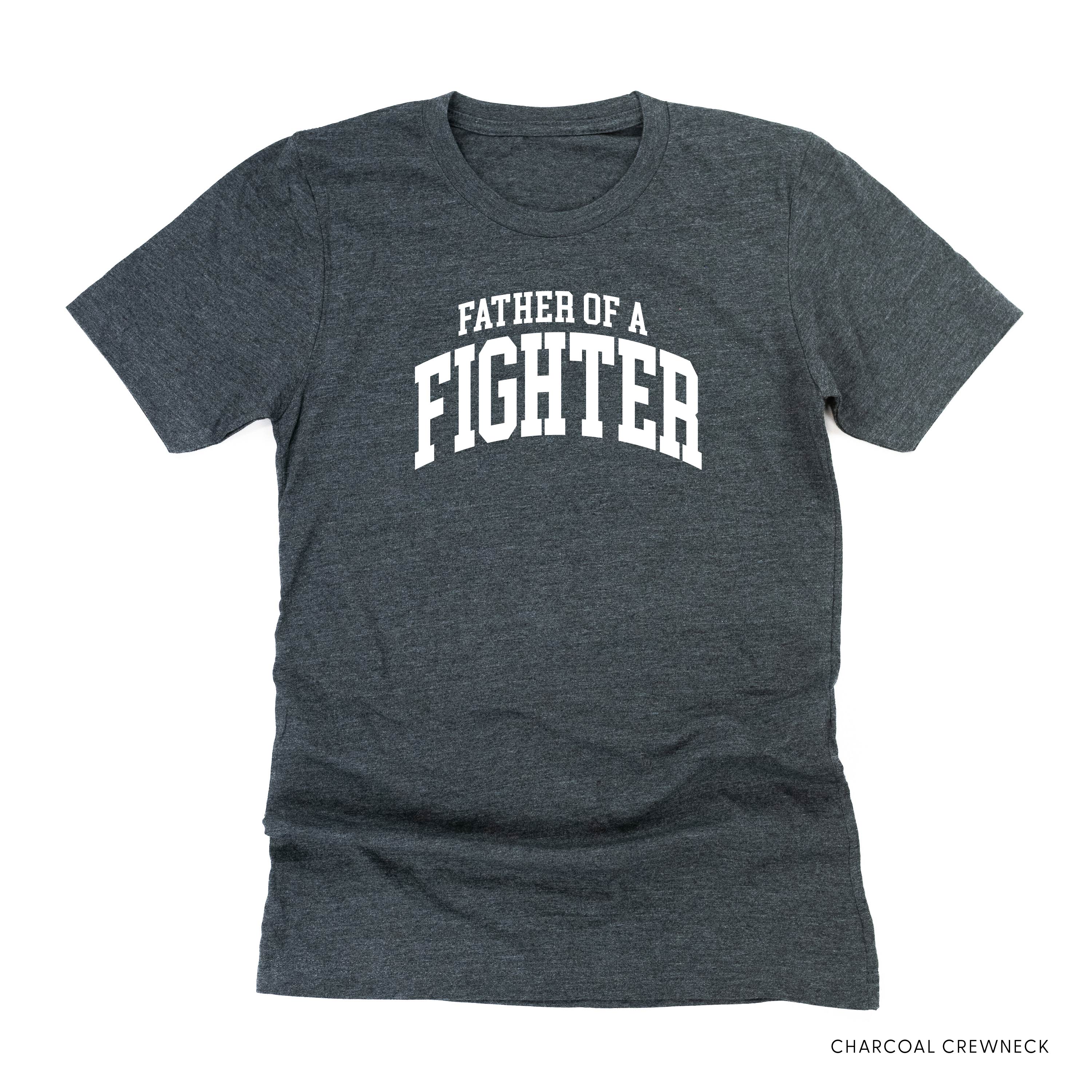 Father of a Fighter - Varsity - Unisex Tee Little Mama Shirt Shop