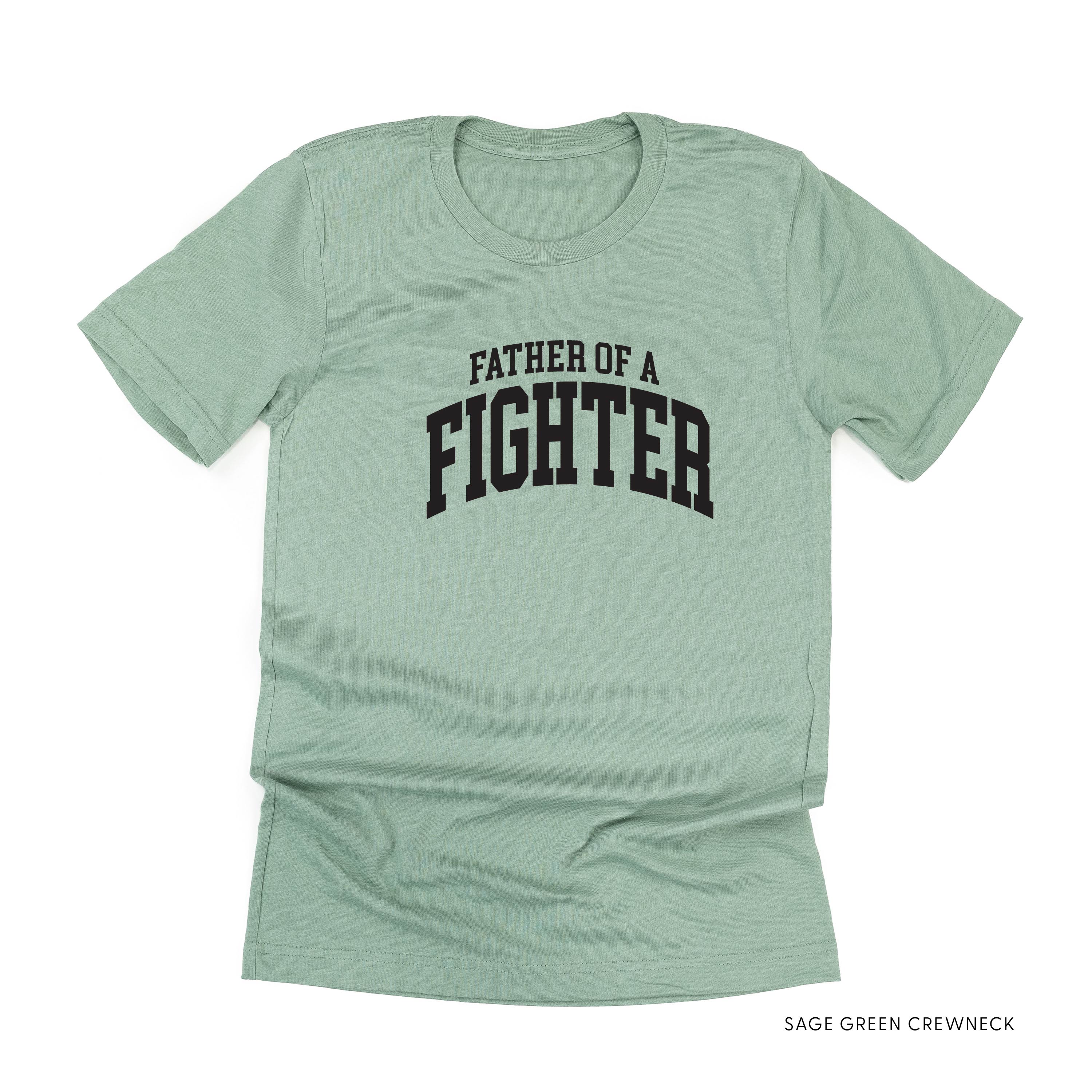Father of a Fighter - Varsity - Unisex Tee Little Mama Shirt Shop