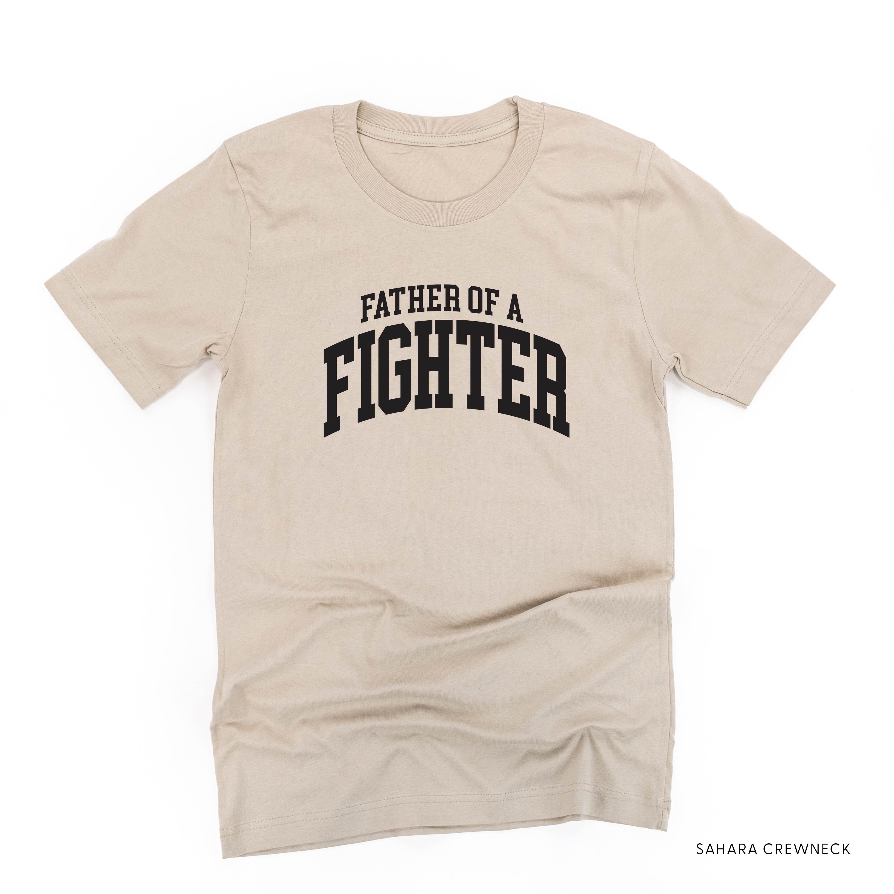 Father of a Fighter - Varsity - Unisex Tee Little Mama Shirt Shop