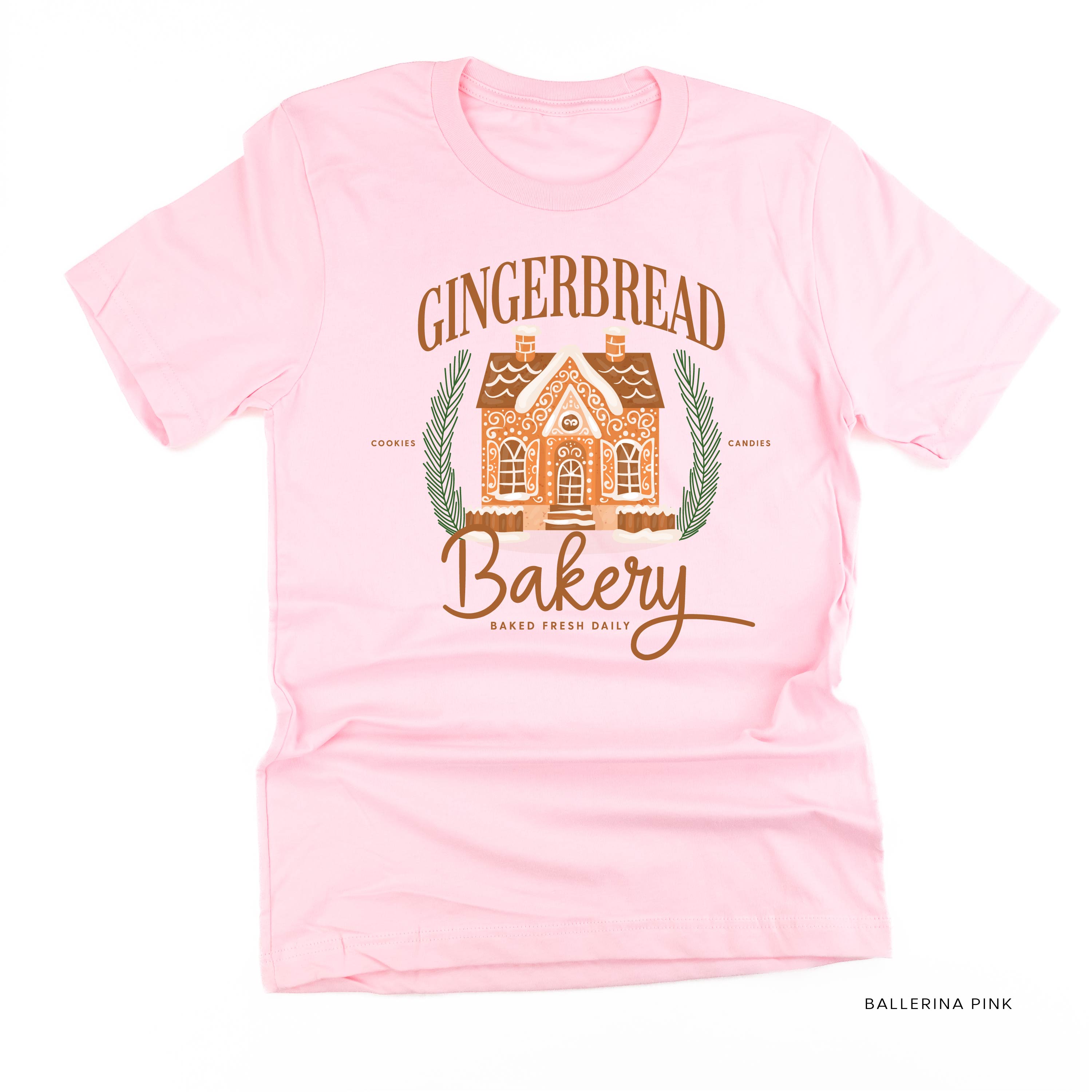 Gingerbread Bakery - Unisex Tee Little Mama Shirt Shop