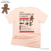 Gingerbread Cookie Recipe (pf&b) - Unisex Tee Little Mama Shirt Shop