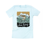 Gone Fishing - Unisex Tee Little Mama Shirt Shop