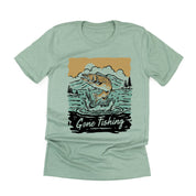 Gone Fishing - Unisex Tee Little Mama Shirt Shop