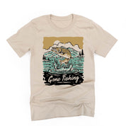 Gone Fishing - Unisex Tee Little Mama Shirt Shop