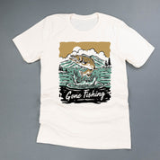 Gone Fishing - Unisex Tee Little Mama Shirt Shop