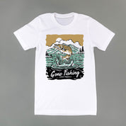 Gone Fishing - Unisex Tee Little Mama Shirt Shop