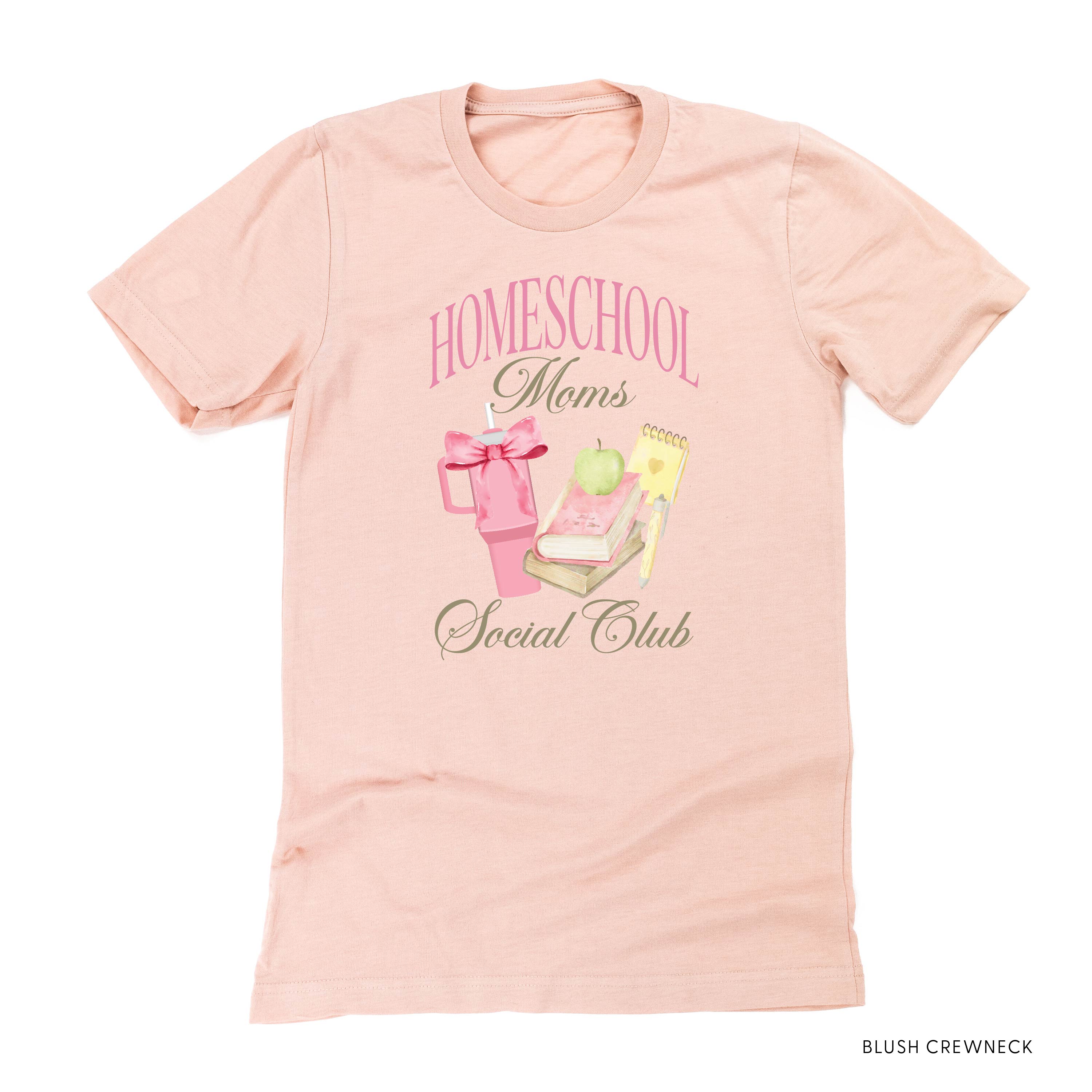 Homeschool Moms Social Club - Unisex Tee Little Mama Shirt Shop