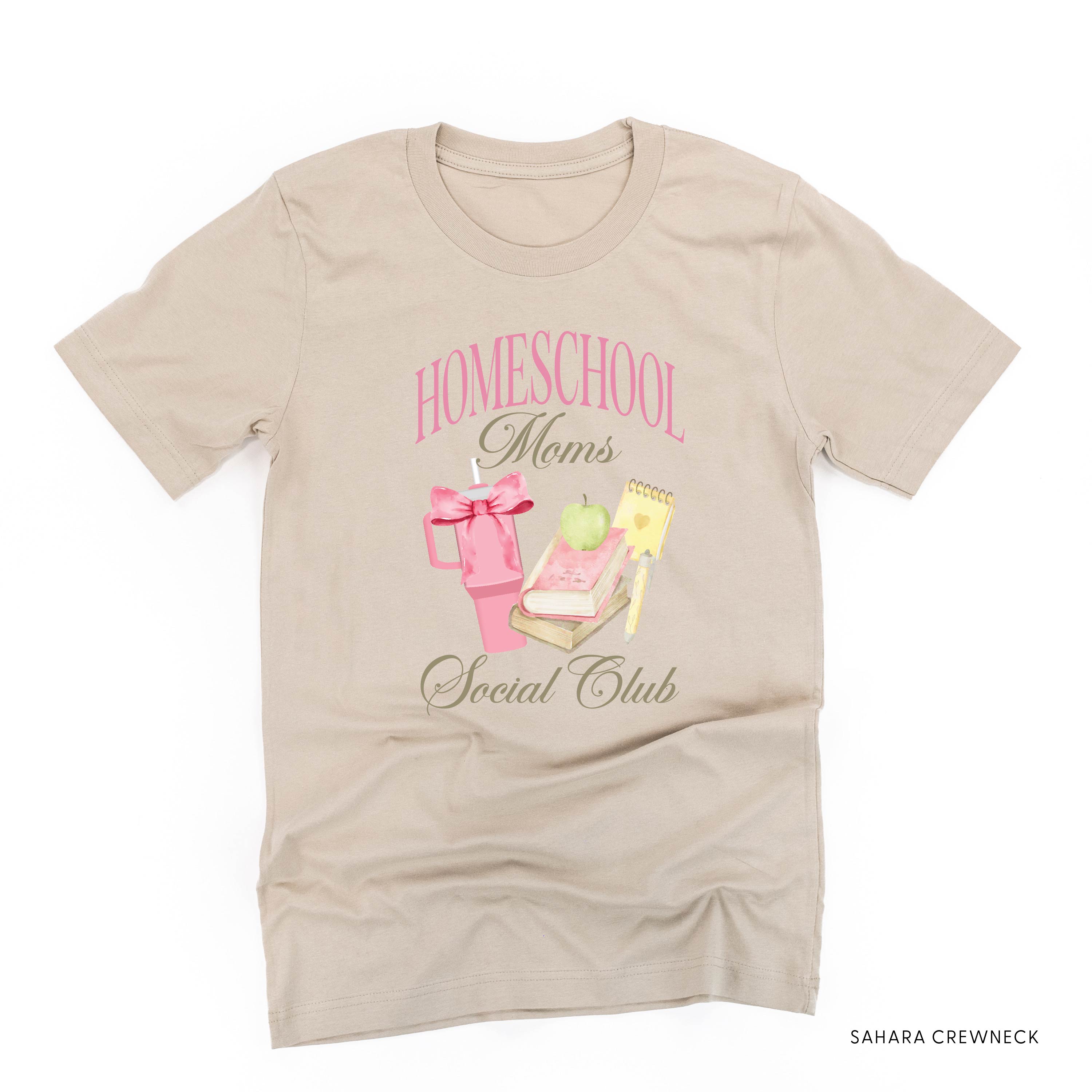 Homeschool Moms Social Club - Unisex Tee Little Mama Shirt Shop