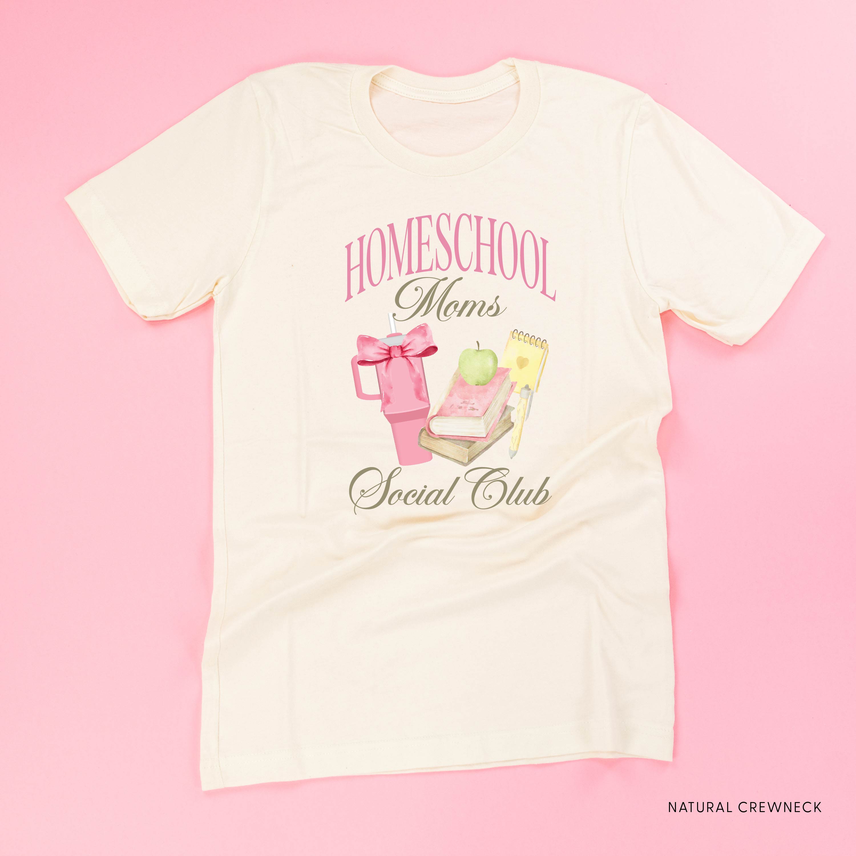 Homeschool Moms Social Club - Unisex Tee Little Mama Shirt Shop