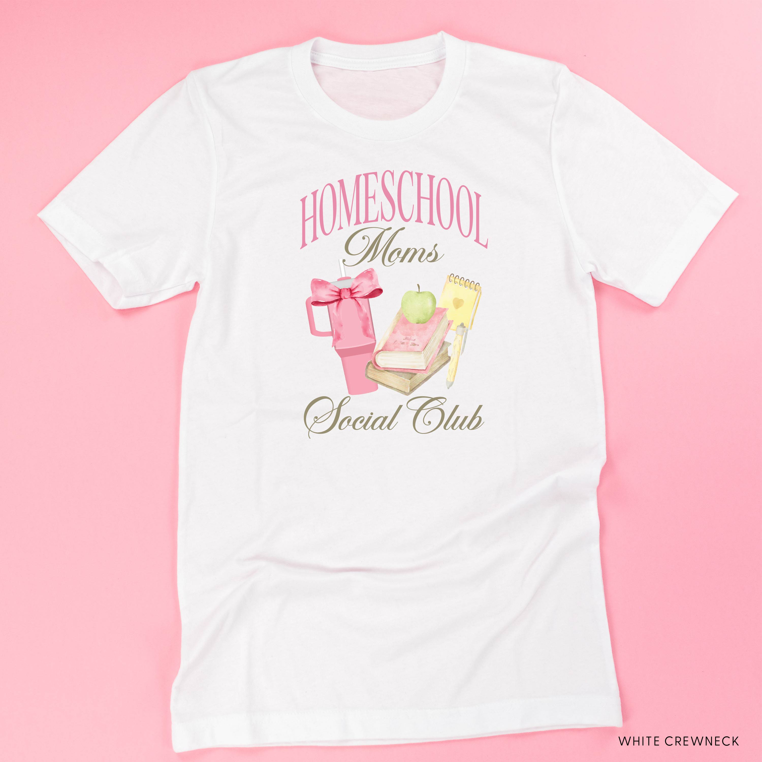 Homeschool Moms Social Club - Unisex Tee Little Mama Shirt Shop