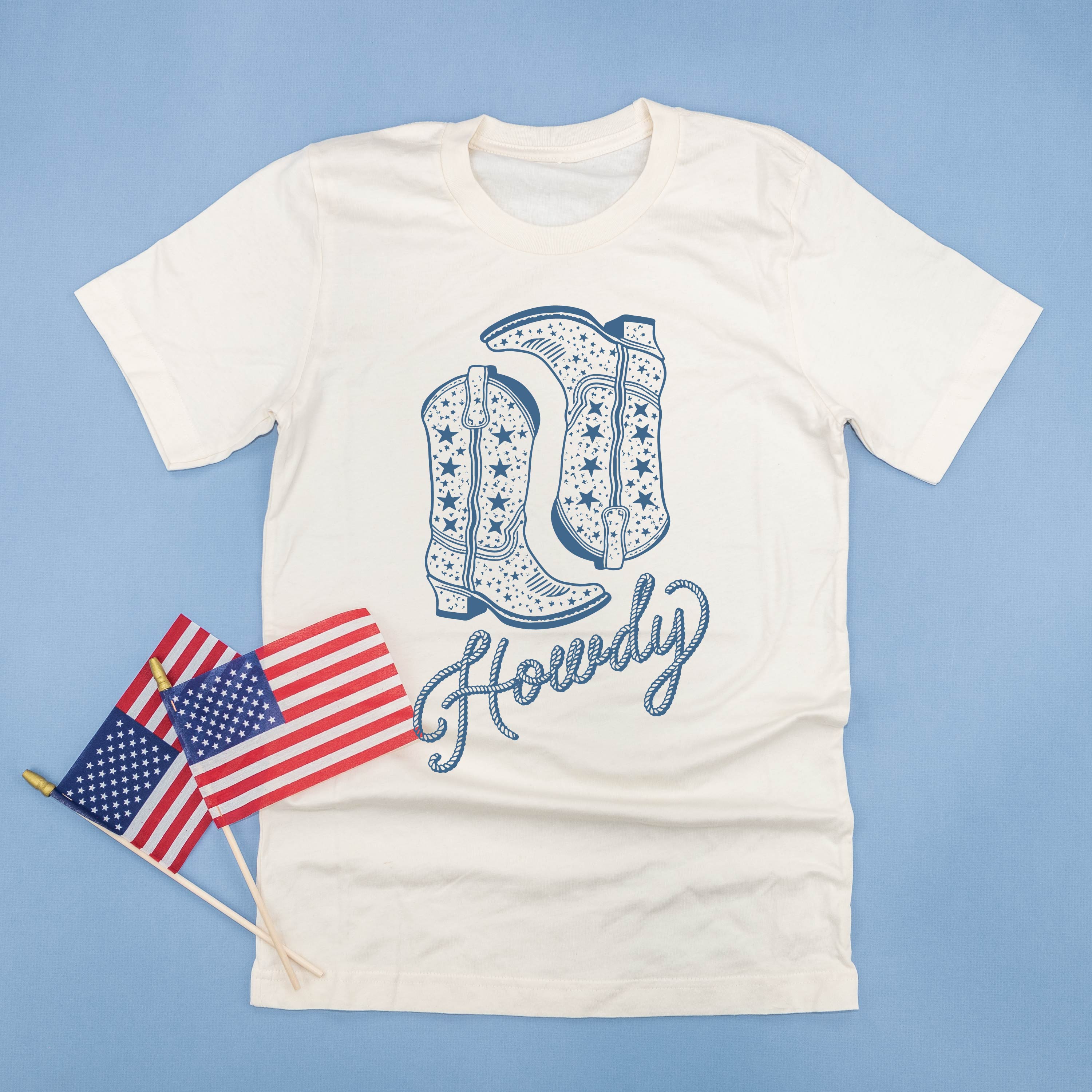  Cowboy Boots - Unisex Tee Little Mama Shirt Shop